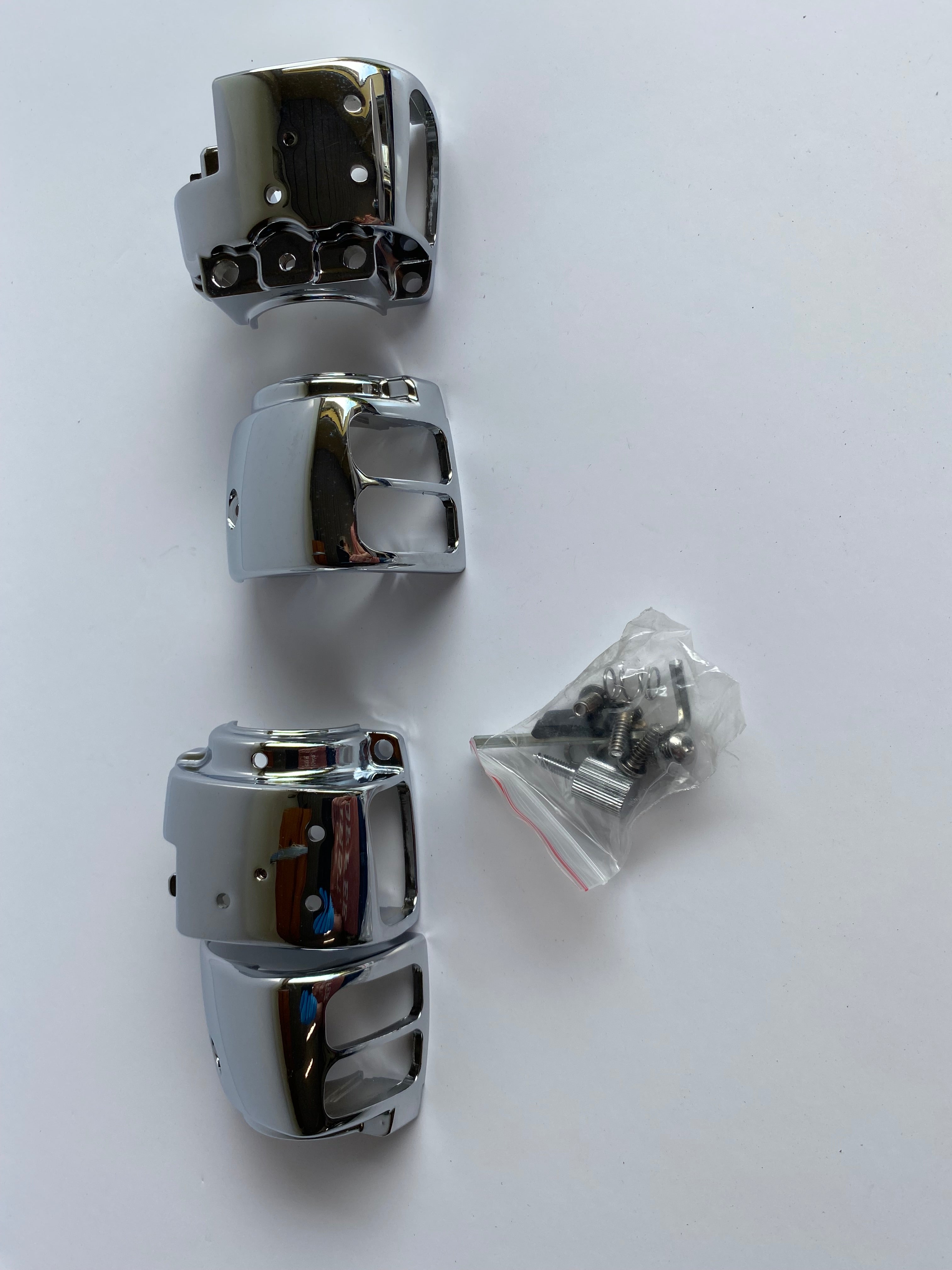 Harley Davidson Chrome Switch Cover Set REF CCI 110446