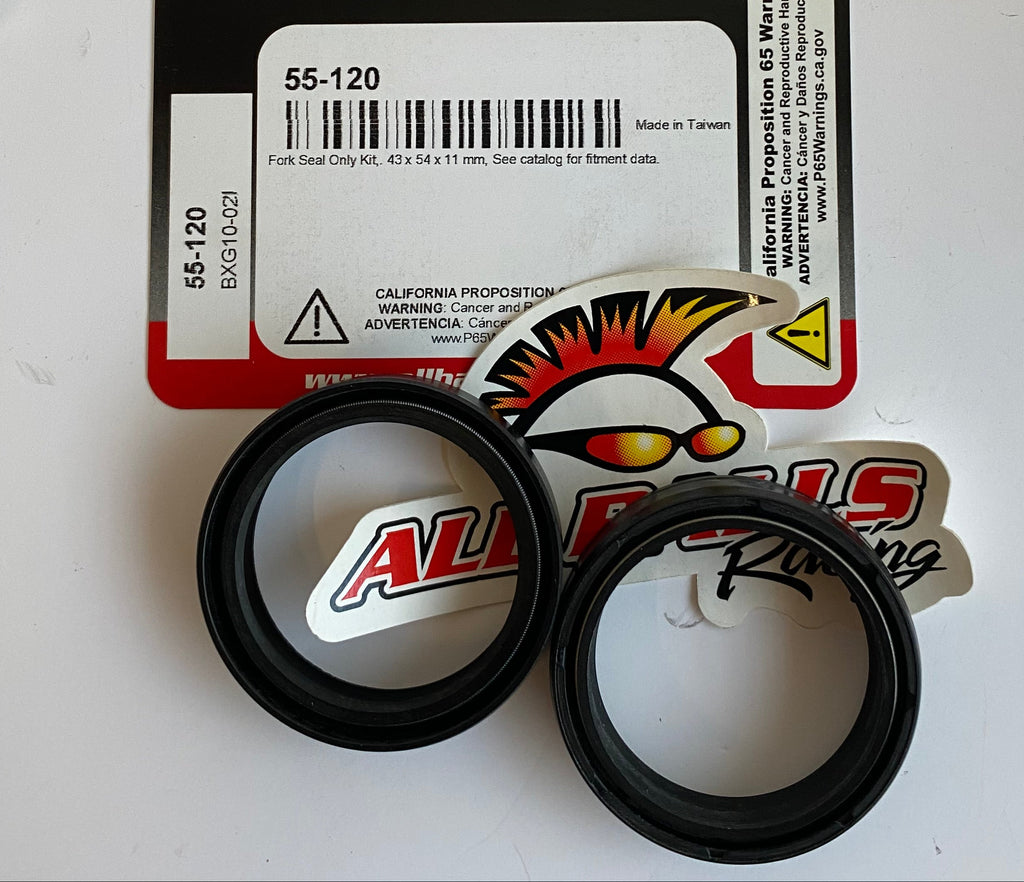 Jeu de joints spy de fourche 43 mm Harley Davidson & Buell REF OEM  J8127-3A8 & 12085