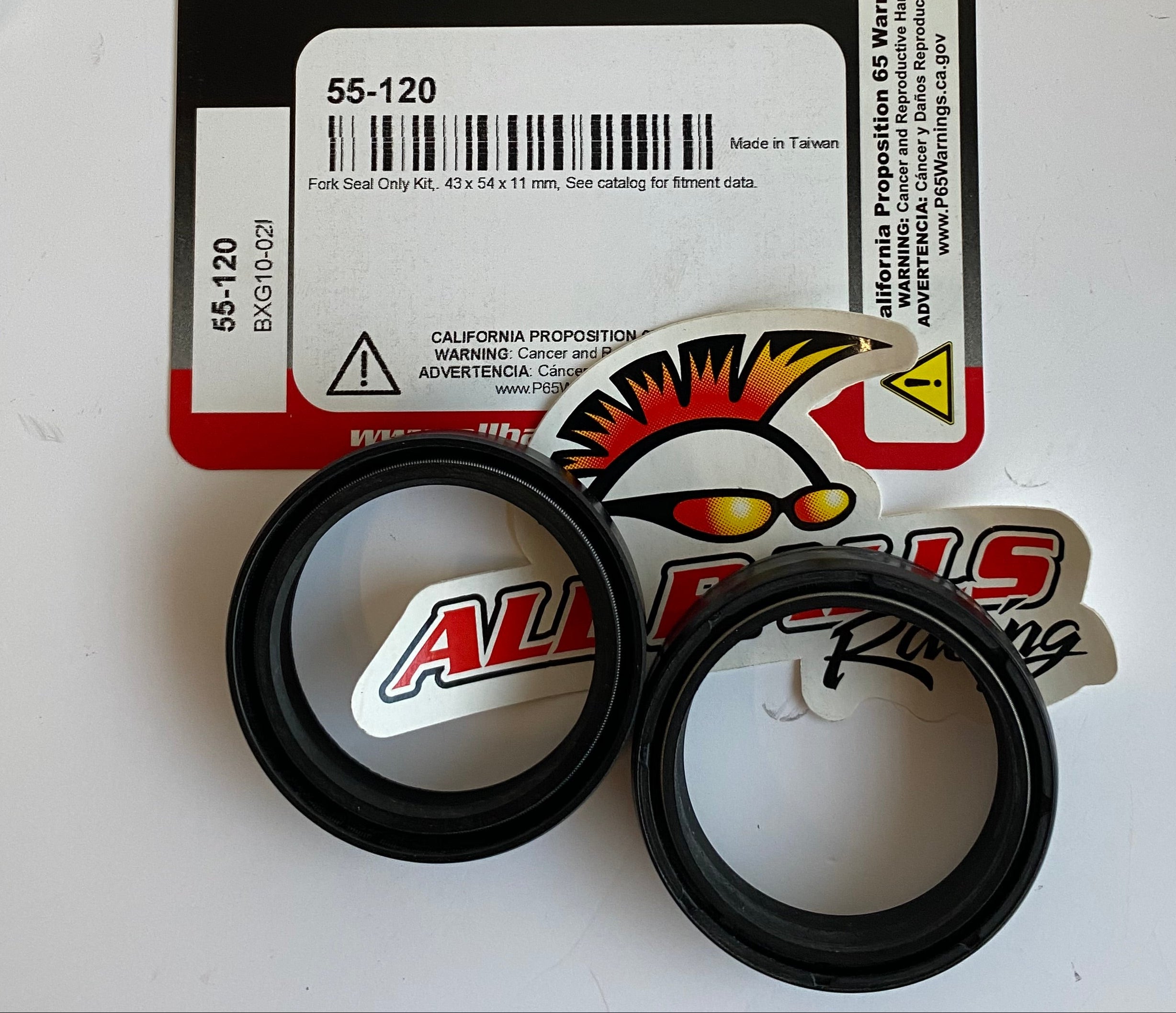 Jeu de joints spy de fourche 43 mm Harley Davidson & Buell REF OEM  J8127-3A8 & 12085