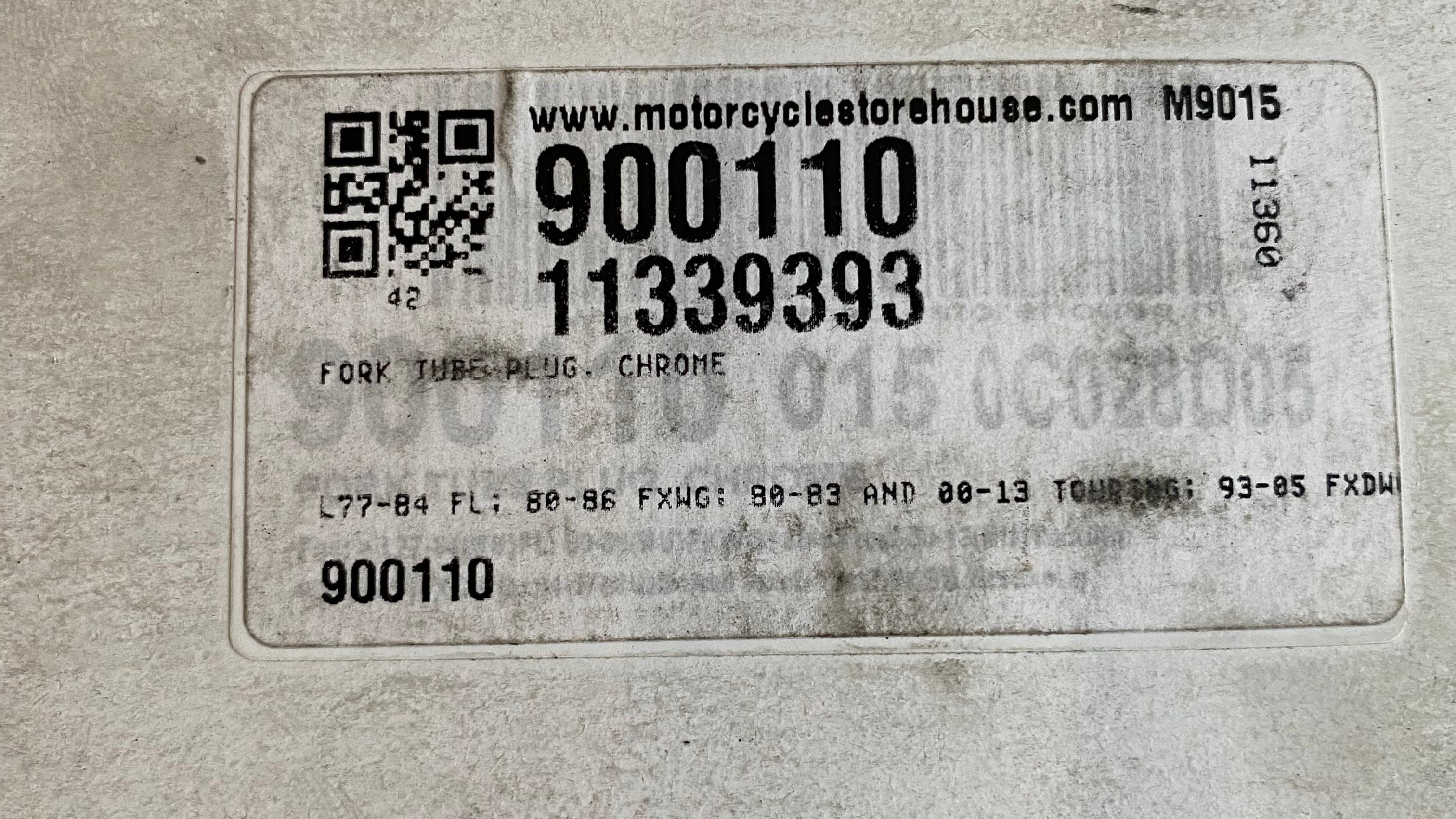 Bouchon de fourche 41 mm Harley Davidson REF OEM 45838-77