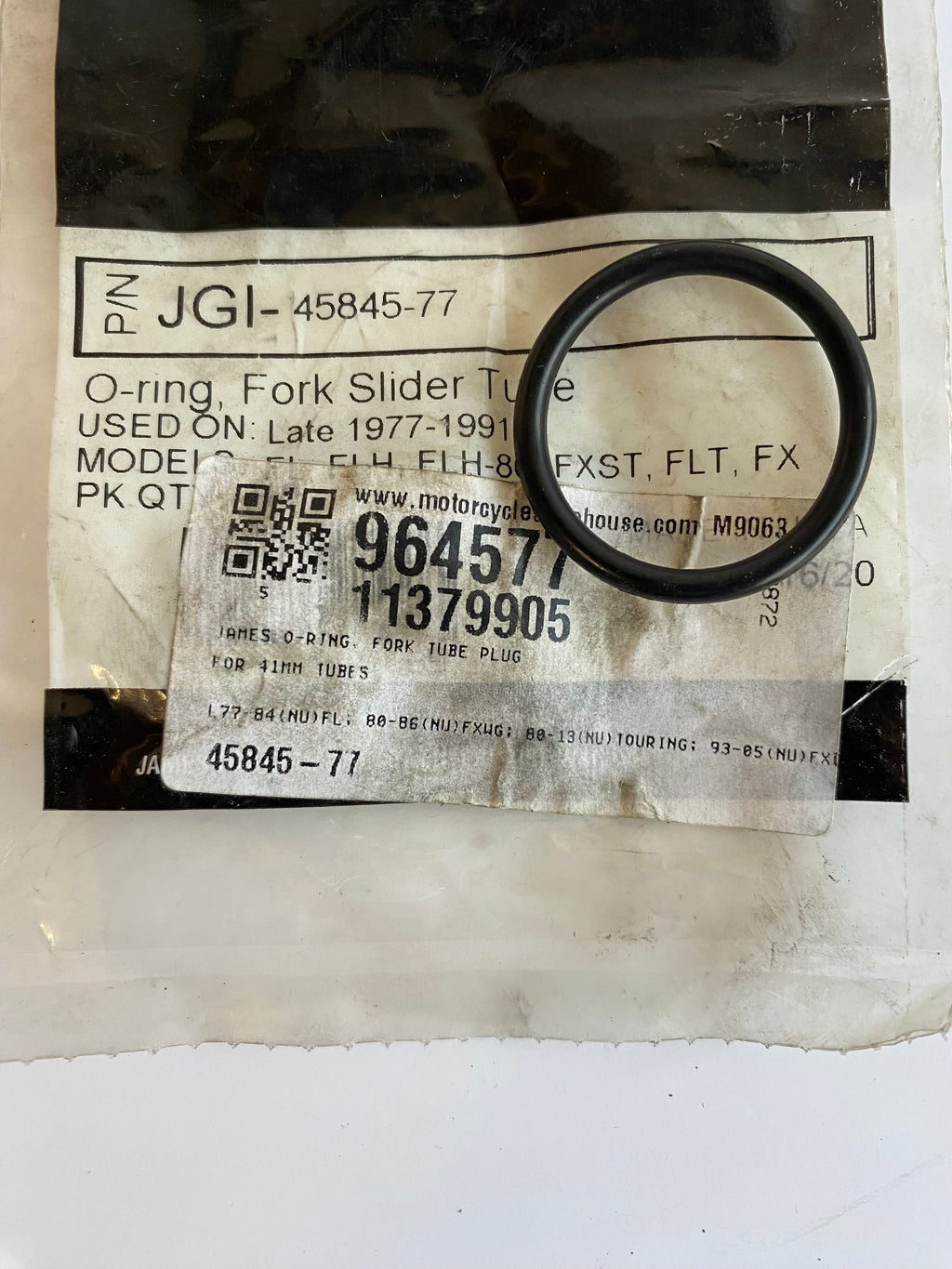 Joint torique de bouchon de fourche 41 mm Harley Davidson REF OEM 45845-77