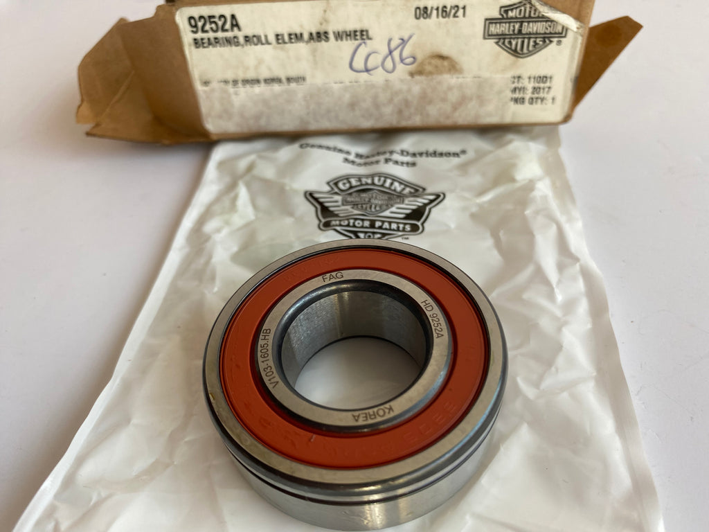 Harley Davidson ABS Wheel Bearing OEM REF 9252A