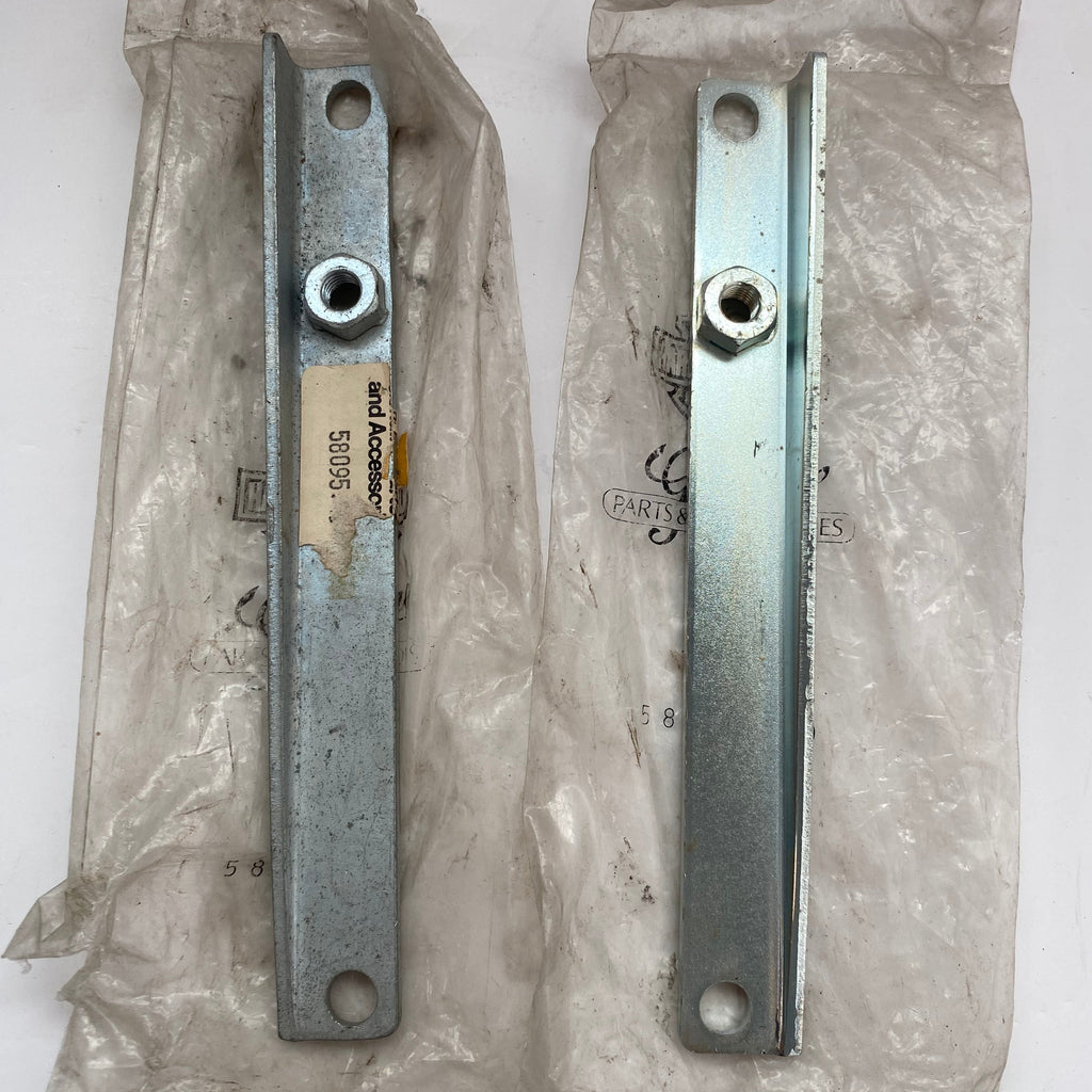 Ensemble de supports de pare brise Shovelhead Harley Davidson REF OEM 58096-49 et 58095-49