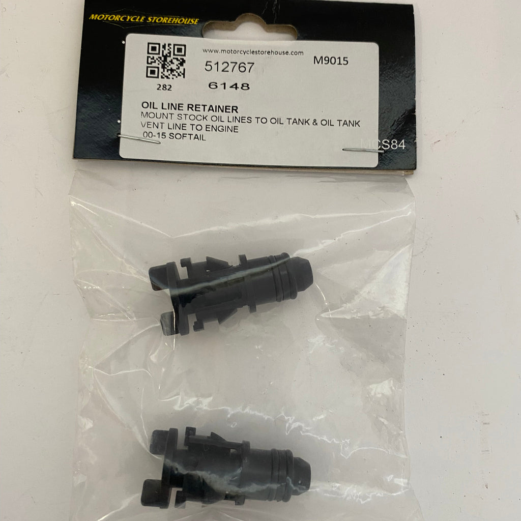 Jeu de 2 fixations durite + joints réservoir d'huile Softail Harley Davidson REF OEM 63783-00