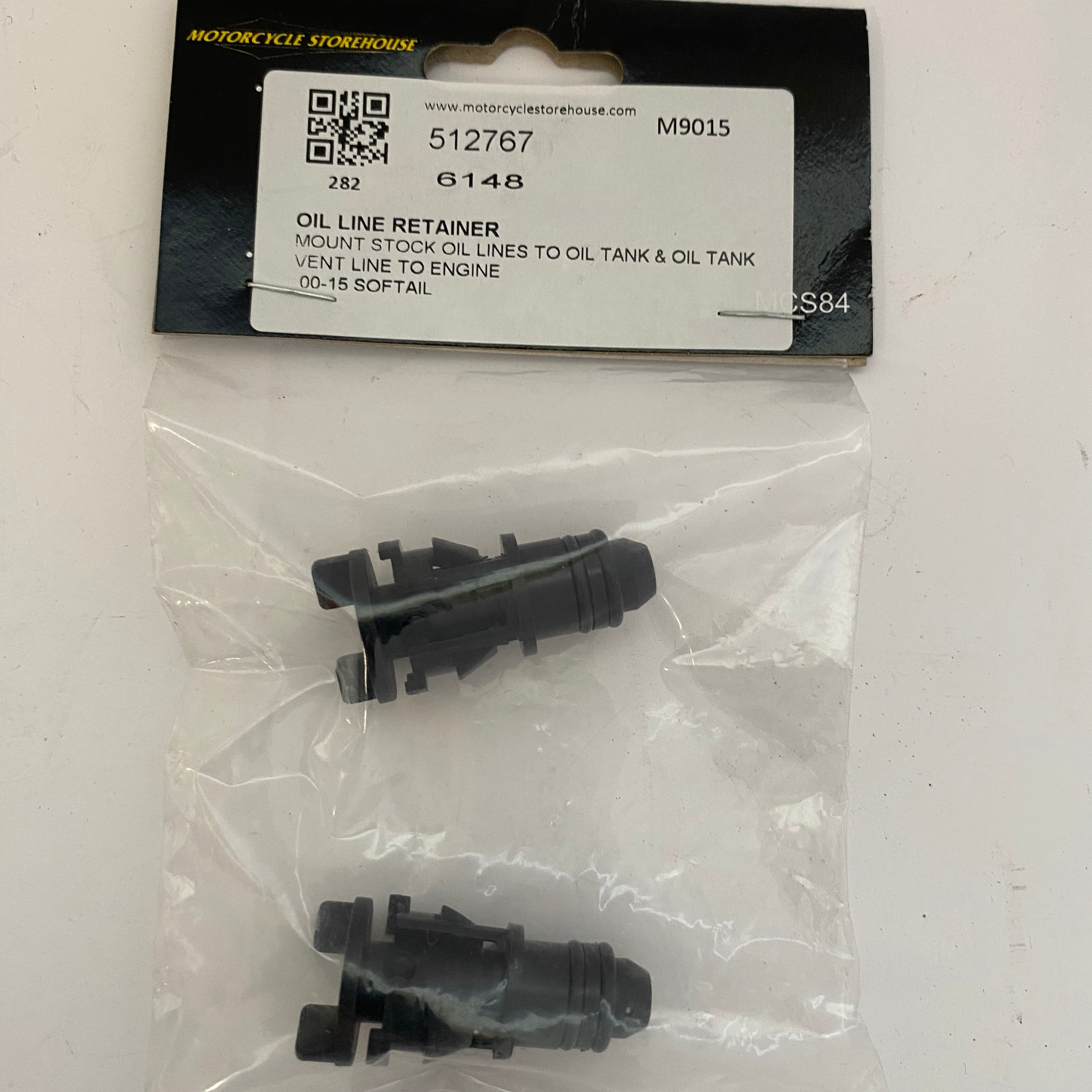 Jeu de 2 fixations durite + joints réservoir d'huile Softail Harley Davidson REF OEM 63783-00