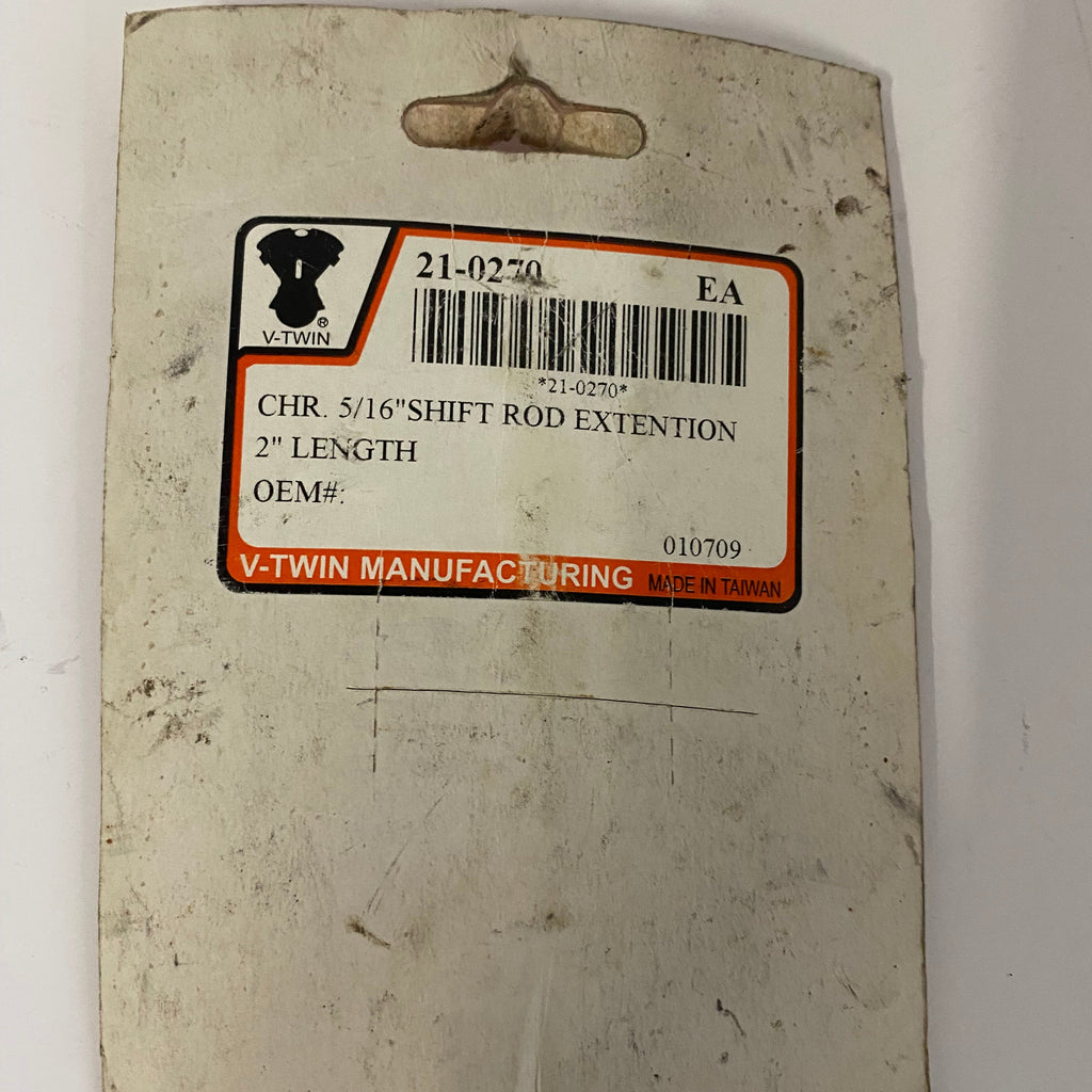 Extension de 2" (51 mm) tige sélection de vitesses 5/15-24" Harley Davidson REF V-Twin : 21-0270