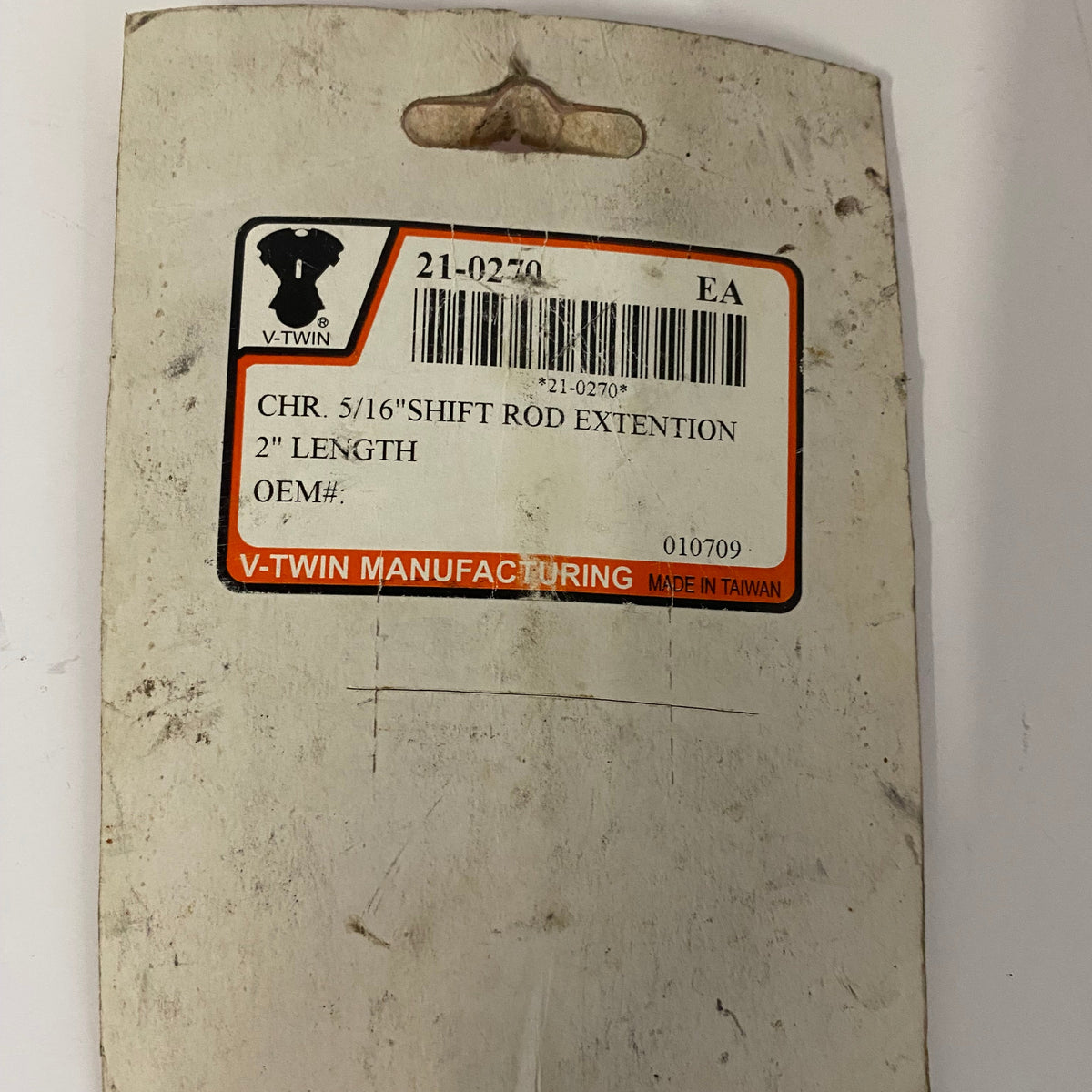 Extension de 2" (51 mm) tige sélection de vitesses 5/15-24" Harley Davidson REF V-Twin : 21-0270