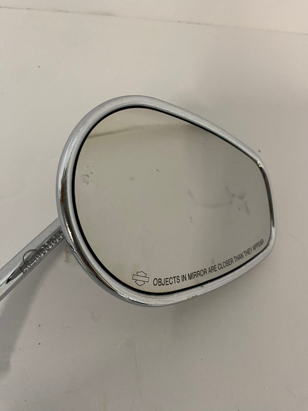 Rétroviseur droit chromé branche courte Harley Davidson REF OEM  91840-03B