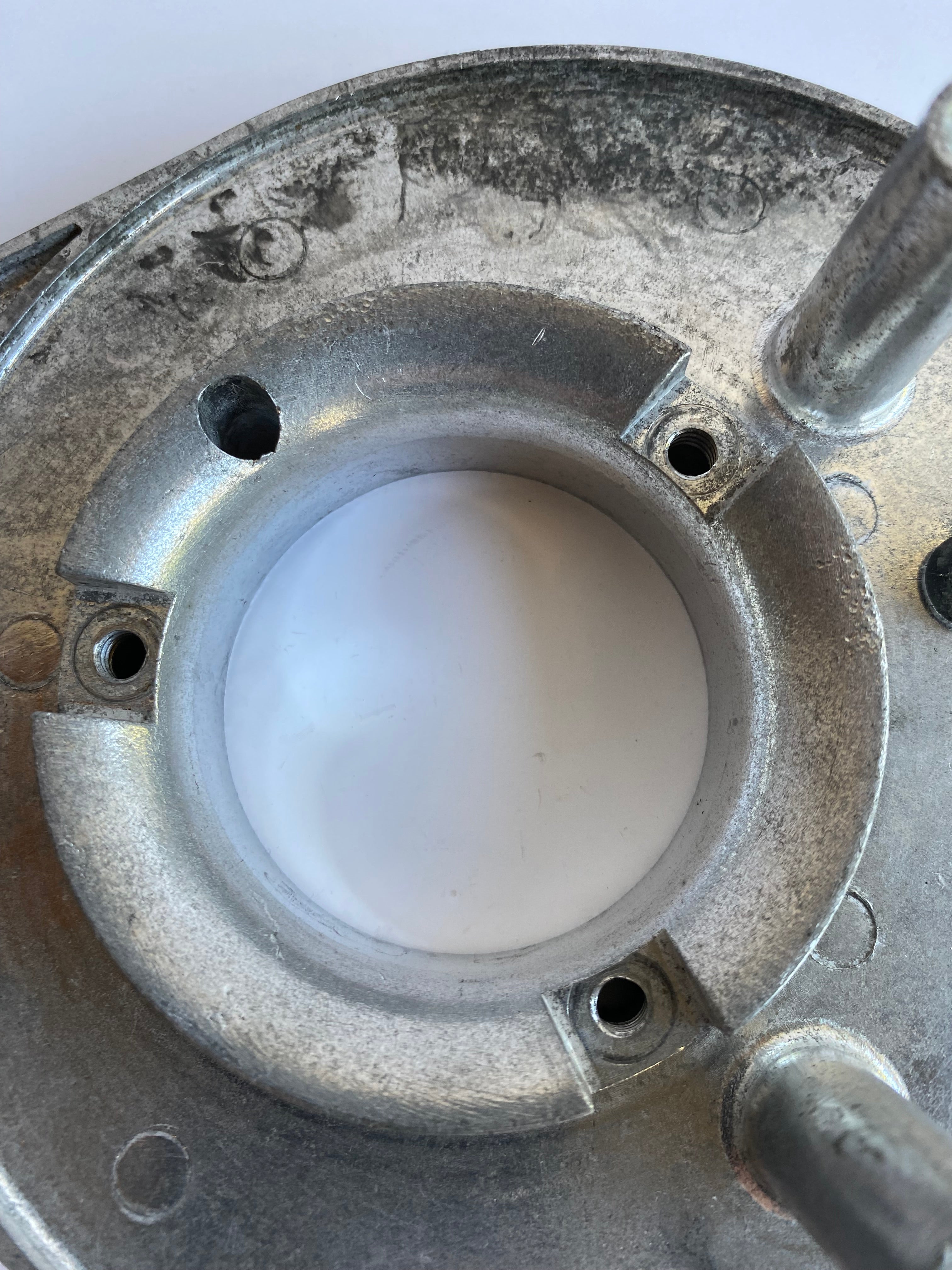 Plateau de filtre à air alu goutte d'eau type S&S Harley Davidson CV40