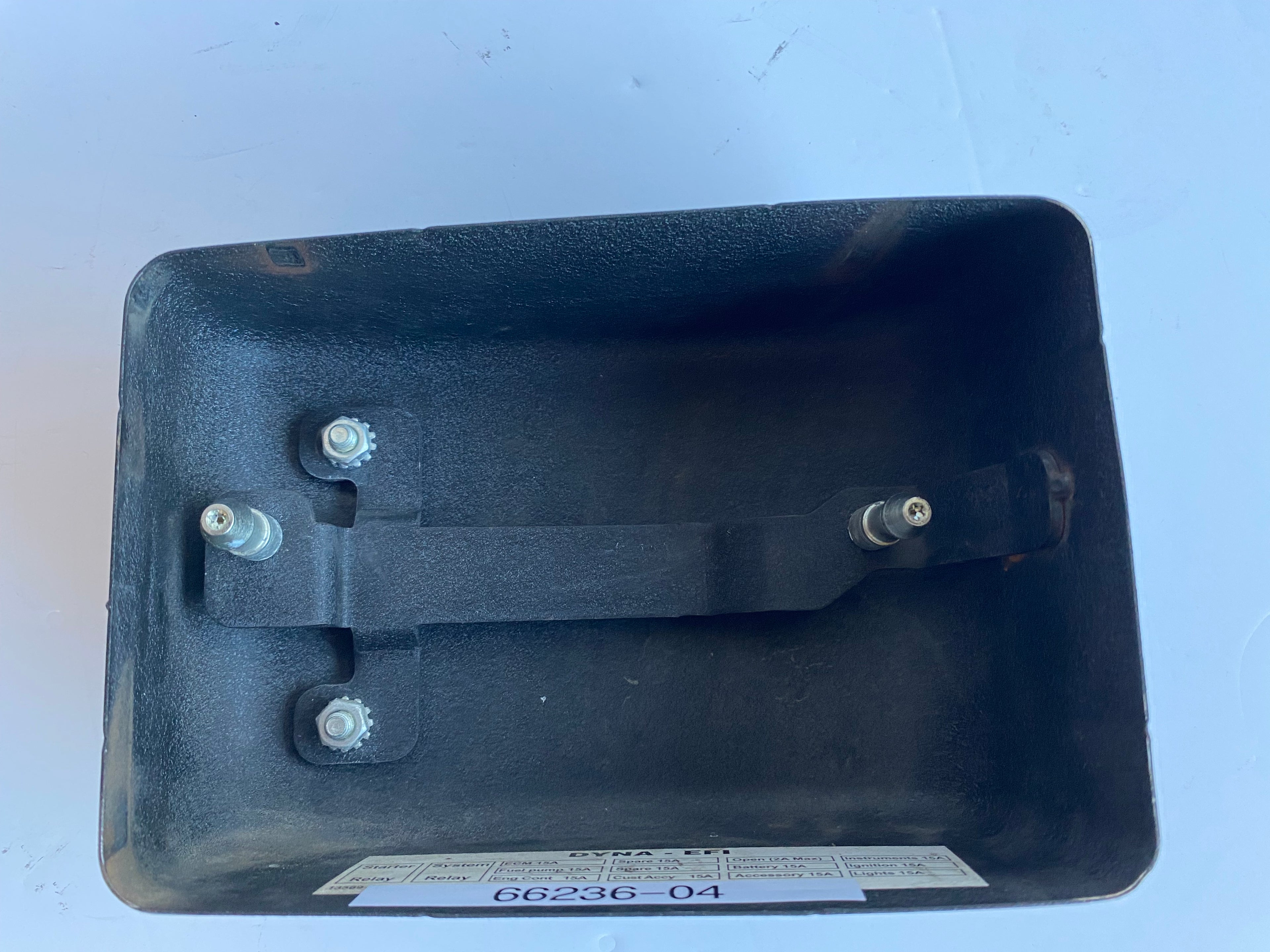 Cache module noir wrinkle Dyna Harley Davidson REF OEM 66236-04