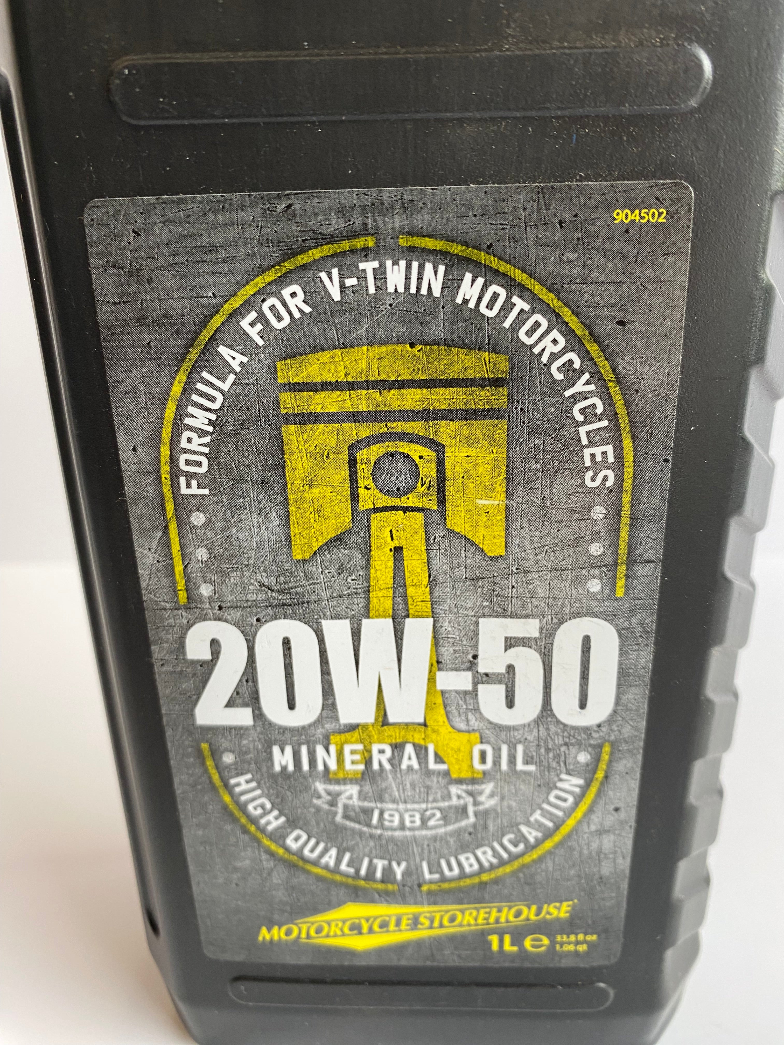 Huile de moteur 20W-50 minéral Harley Davidson REF MCS 904502