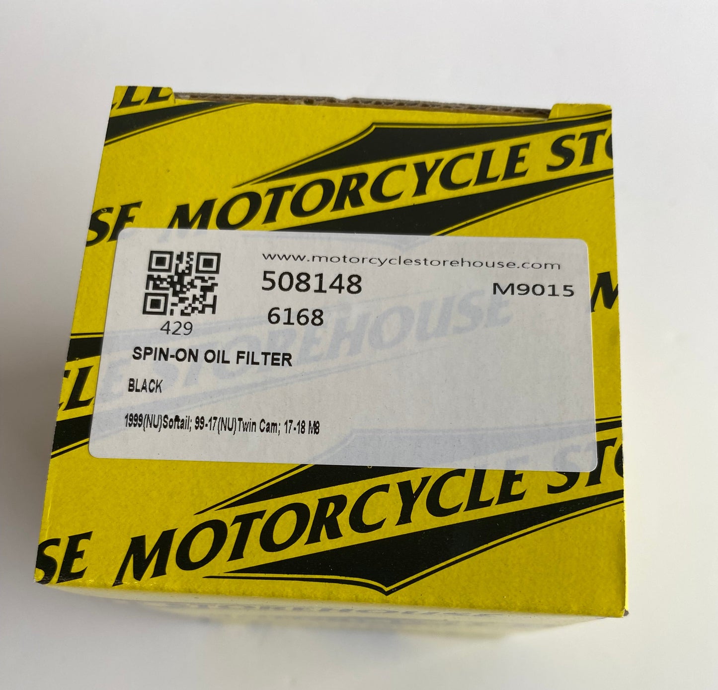 Filtre à huile noir Twin Cam Harley Davidson REF MCS 508148