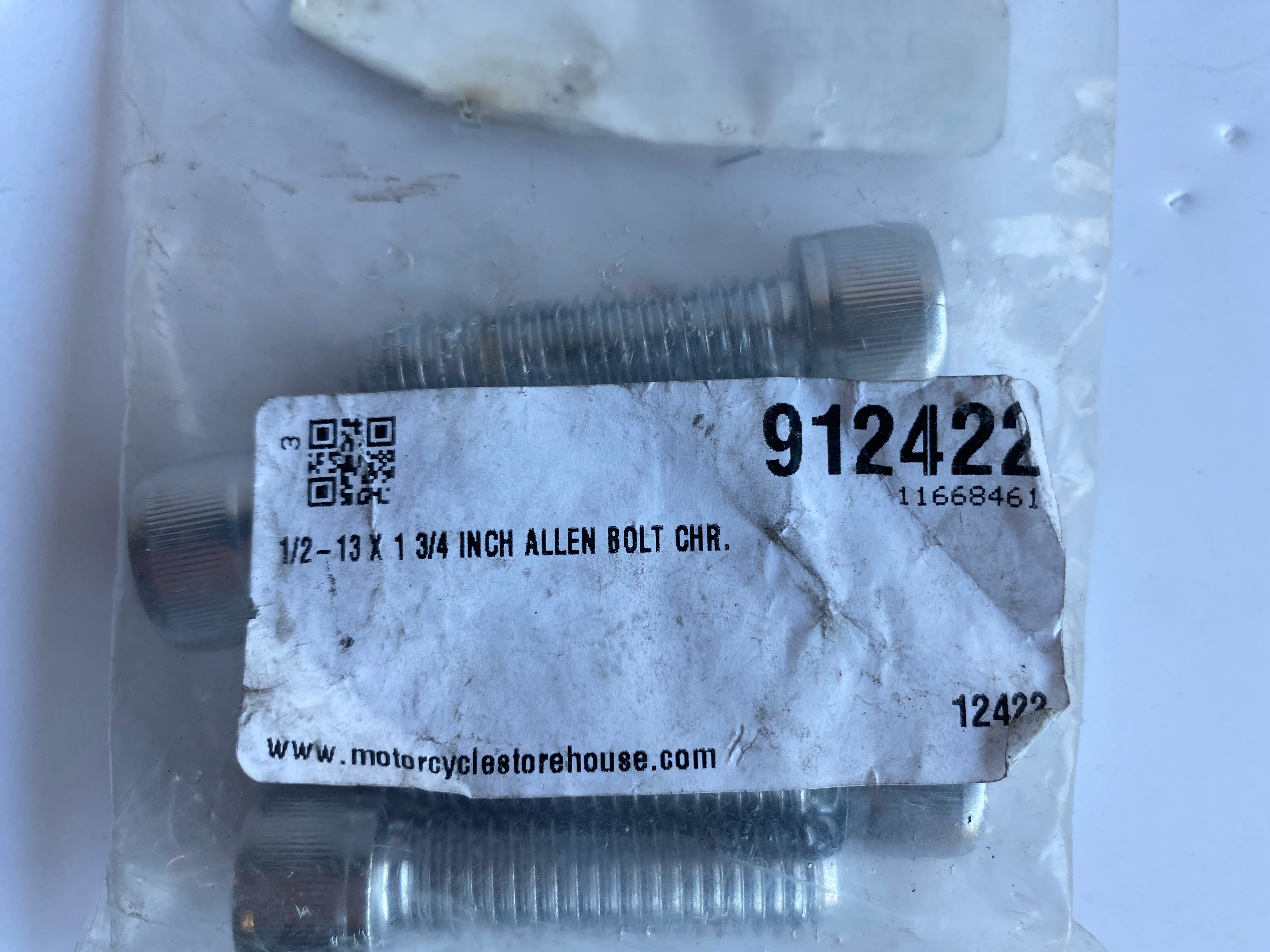 Vis BTR chromée 1/2-13 x 1-3/4" Harley Davidson REF MCS 912422
