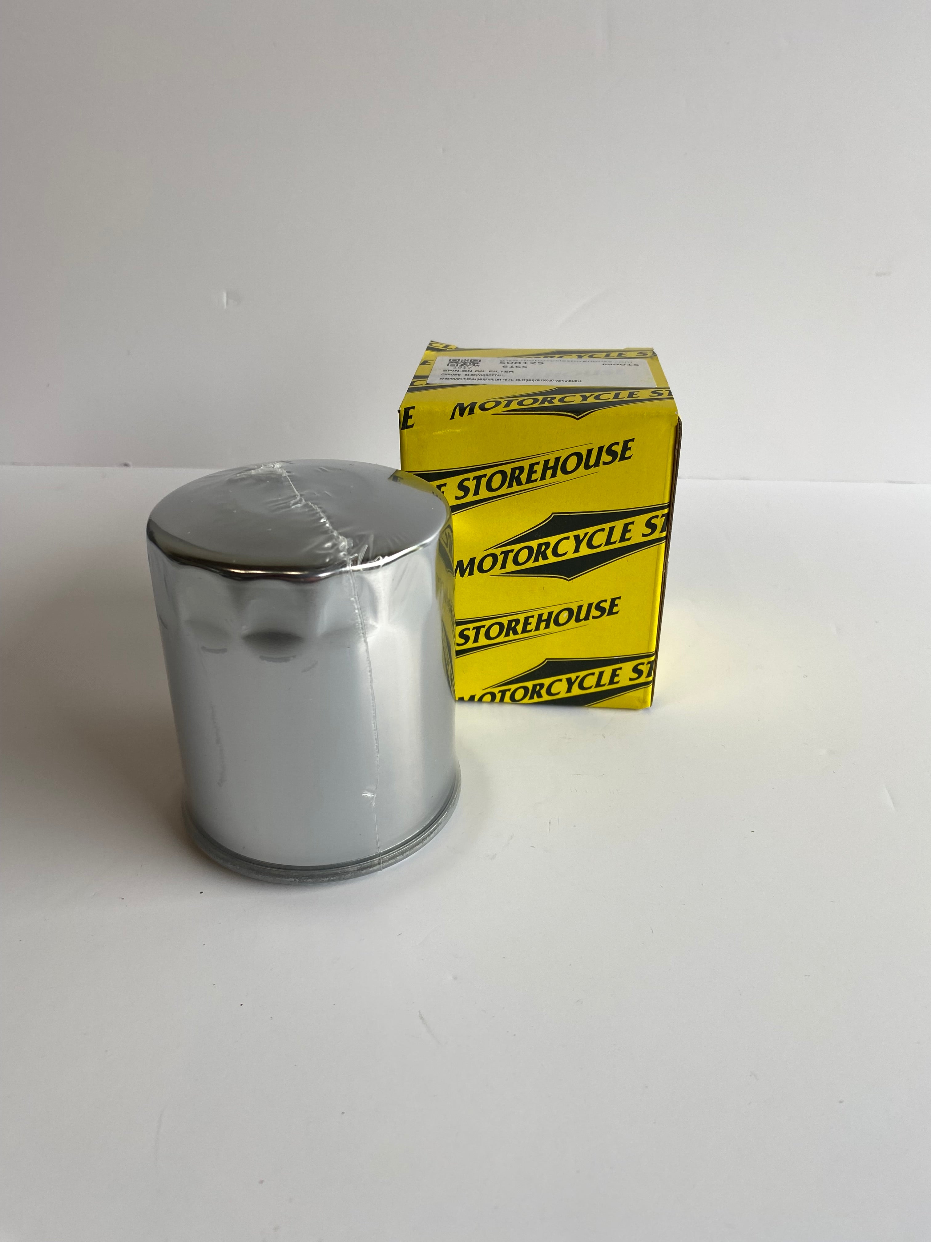 Filtre à huile chromé EVO 1340 et Sportster Harley Davidson REF MCS 508125