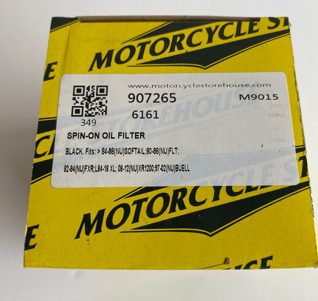 Filtre à huile noir EVO 1340 et Sportster Harley Davidson REF MCS 907265