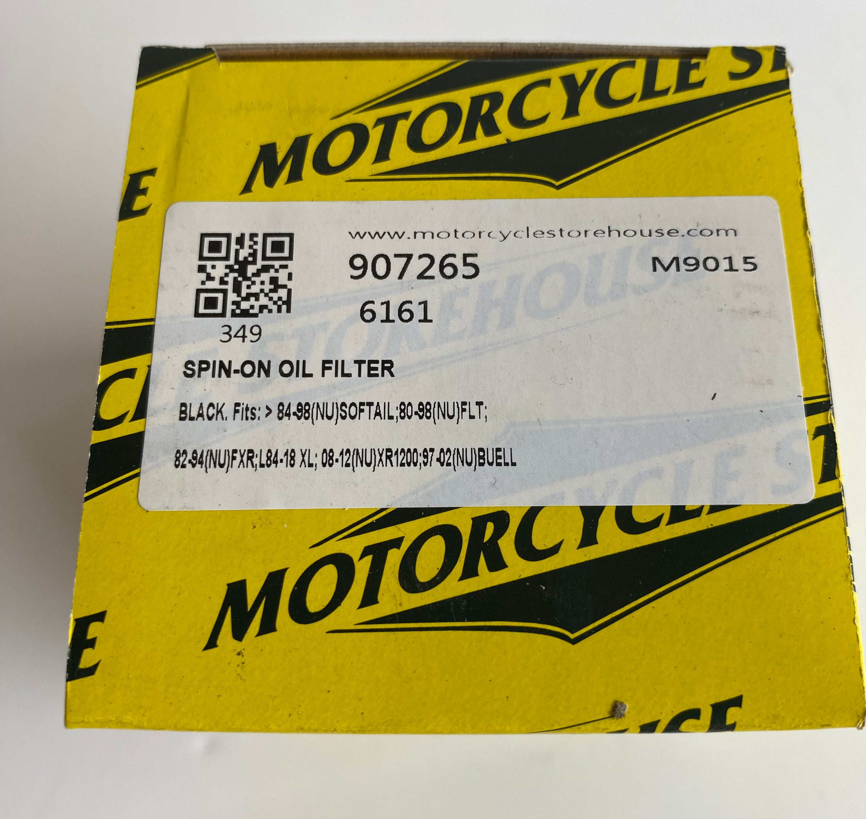 Filtre à huile noir EVO 1340 et Sportster Harley Davidson REF MCS 907265