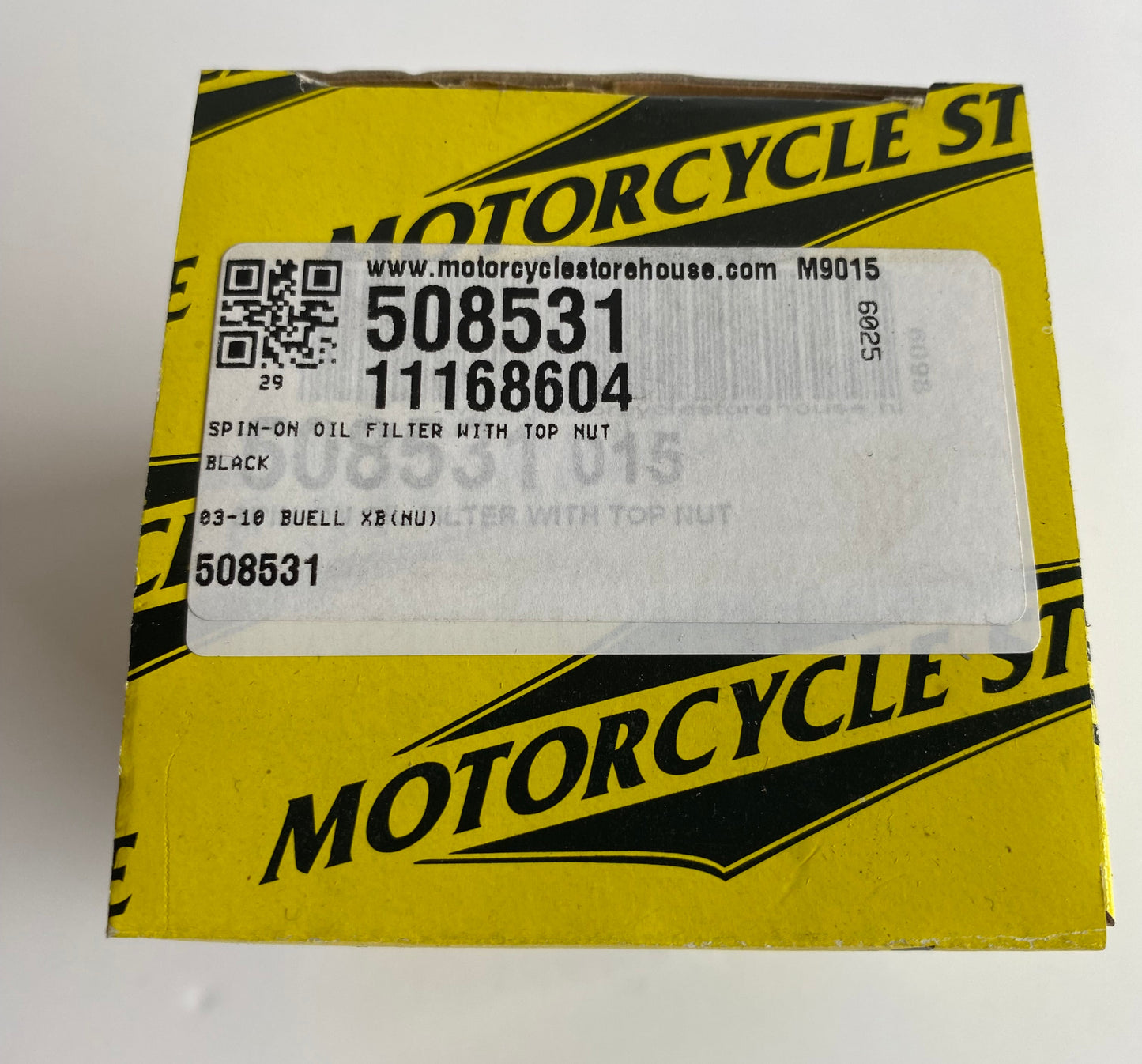 Filtre à huile noir Buell XB REF MCS : 508531