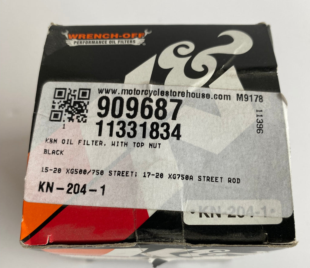 Filtre à huile K&N noir XG750 Harley Davidson REF MCS : 909687
