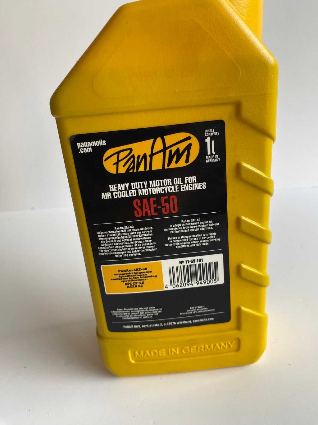 Huile de moteur mono grade SAE-50 Harley Davidson REF WW 94-900