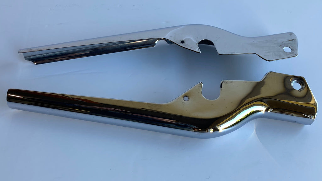 Jeu de sabres chromés Touring Harley Davidson REF OEM 47551-79B & 47552-79B