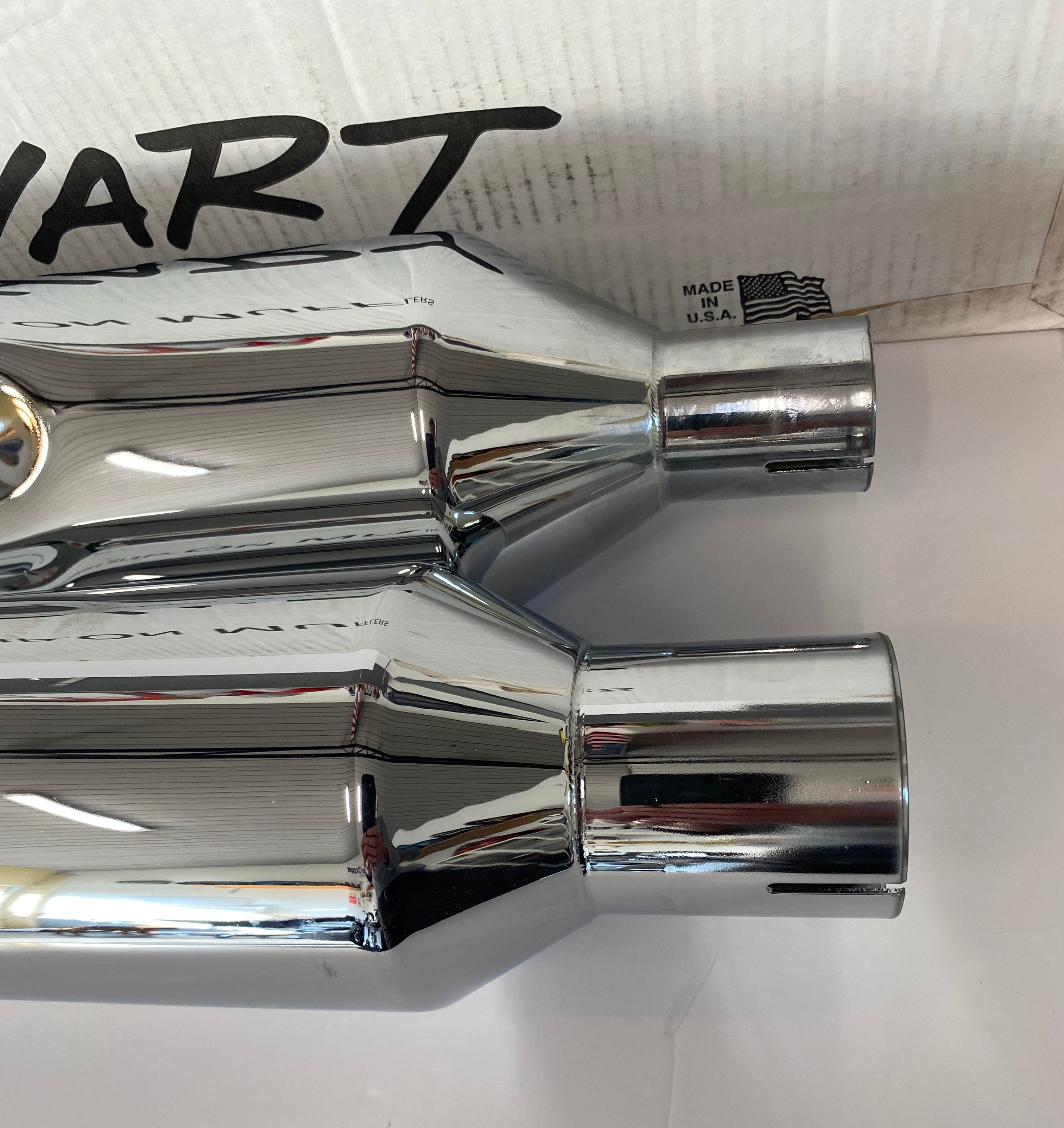 Jeu de silencieux échappement Rinehart 4.5 pouces chrome Harley Davidson Touring REF 500-110C
