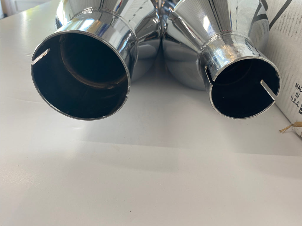 Jeu de silencieux échappement Rinehart 4.5 pouces chrome Harley Davidson Touring REF 500-110C