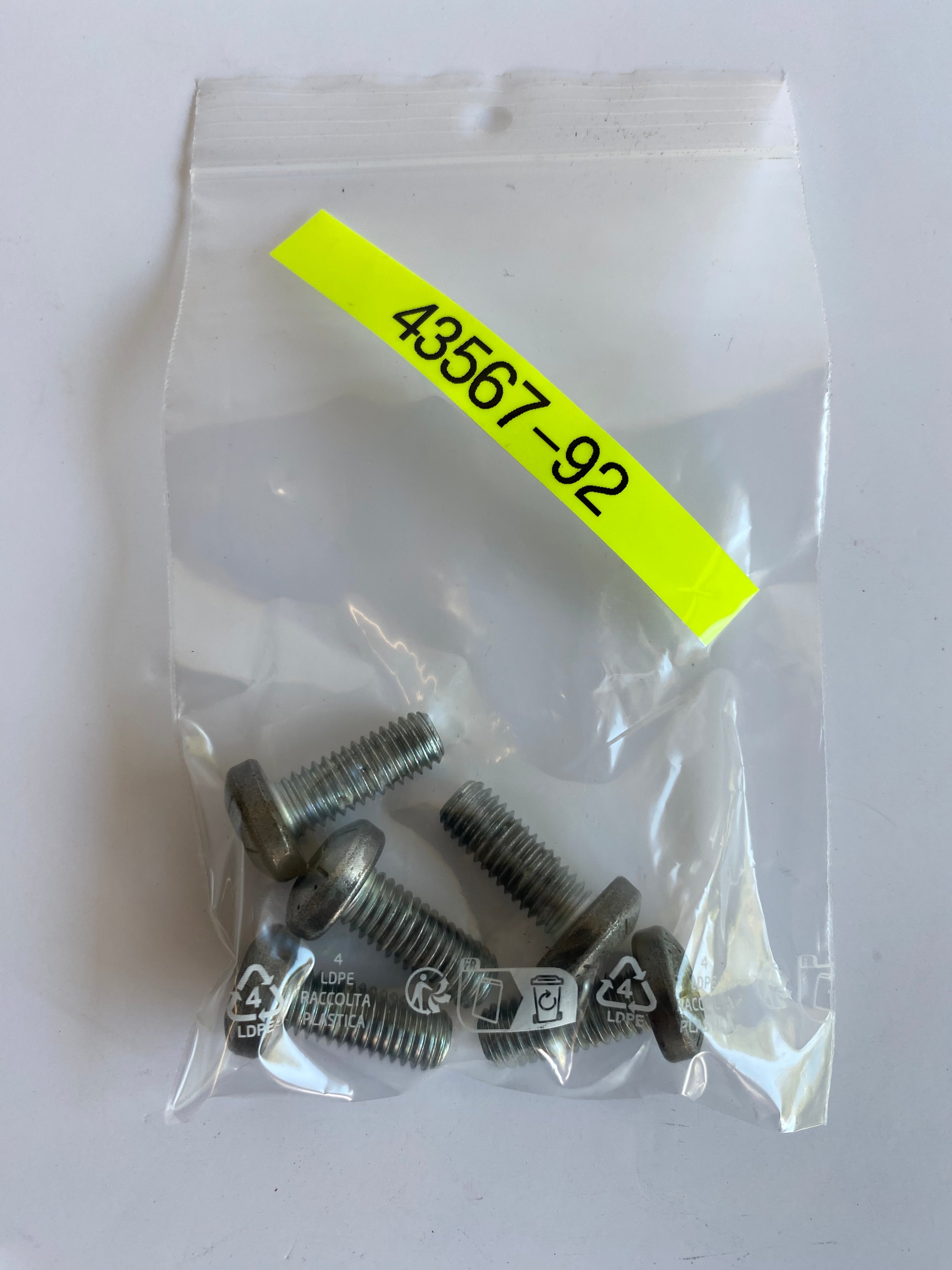 Harley Davidson 3/8-16 Rear Brake Disc Bolt Kit 5pc REF OEM 43567-92