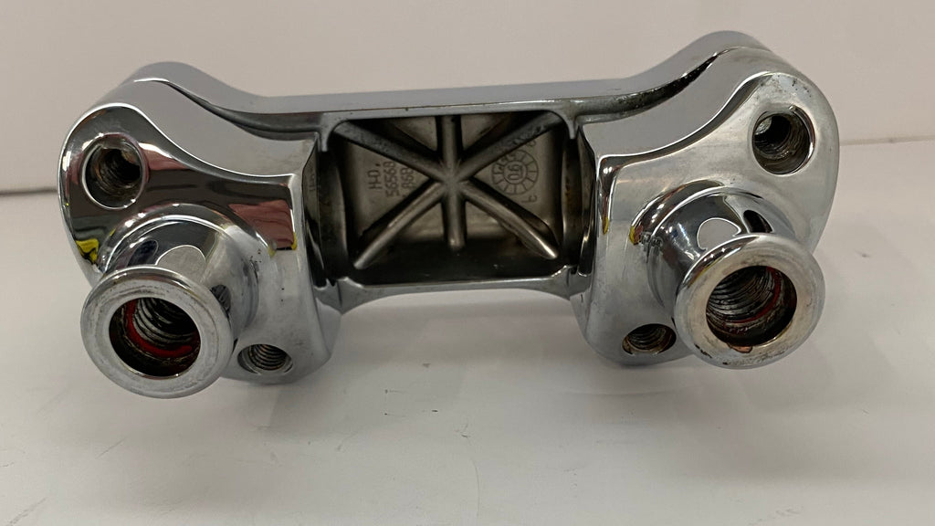Jeu de risers chromés Harley Davidson REF OEM 56567-86B, 56541-86A et 56542-86A