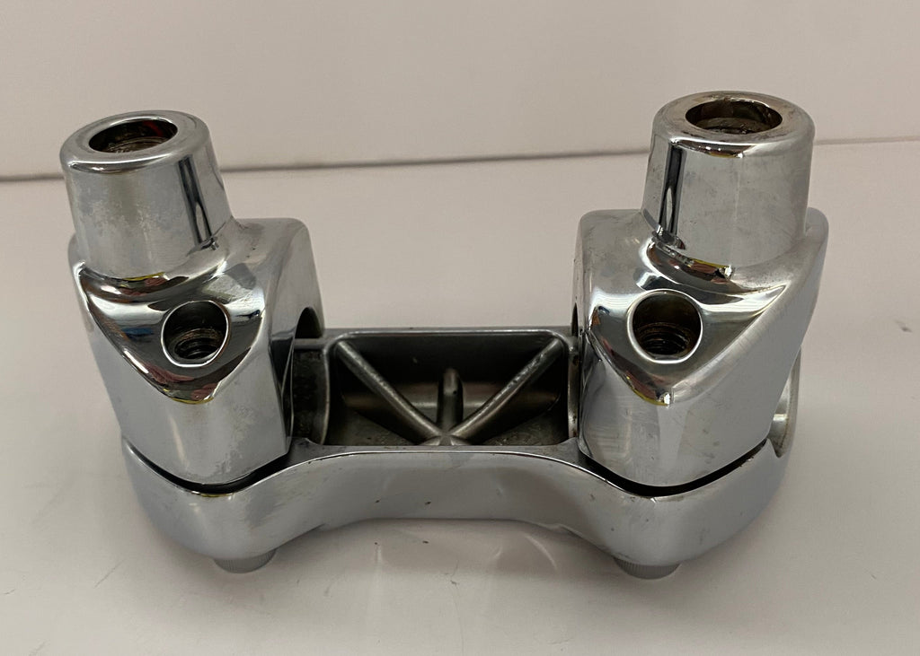 Jeu de risers chromés Harley Davidson REF OEM 56567-86B, 56541-86A et 56542-86A