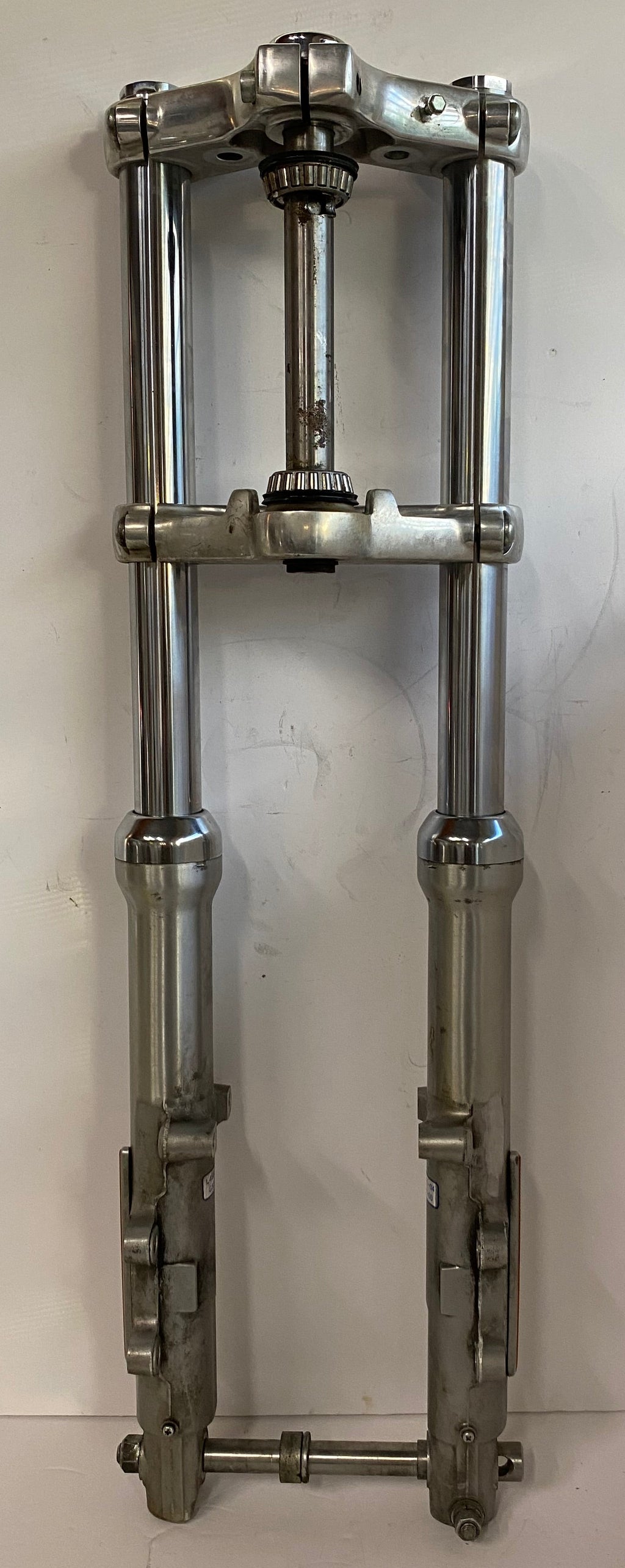 Fourche complète 39 mm double freinage Sportster Harley Davidson REF OEM 45901-04 & 46029-04
