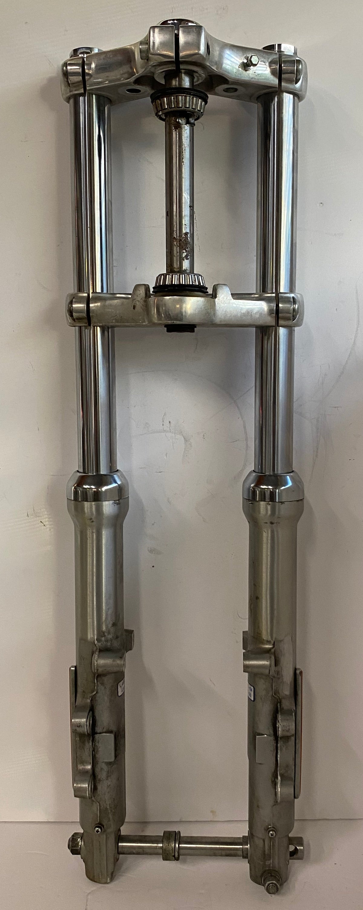Fourche complète 39 mm double freinage Sportster Harley Davidson REF OEM 45901-04 & 46029-04