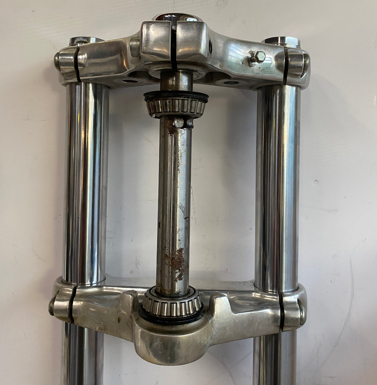 Fourche complète 39 mm double freinage Sportster Harley Davidson REF OEM 45901-04 & 46029-04