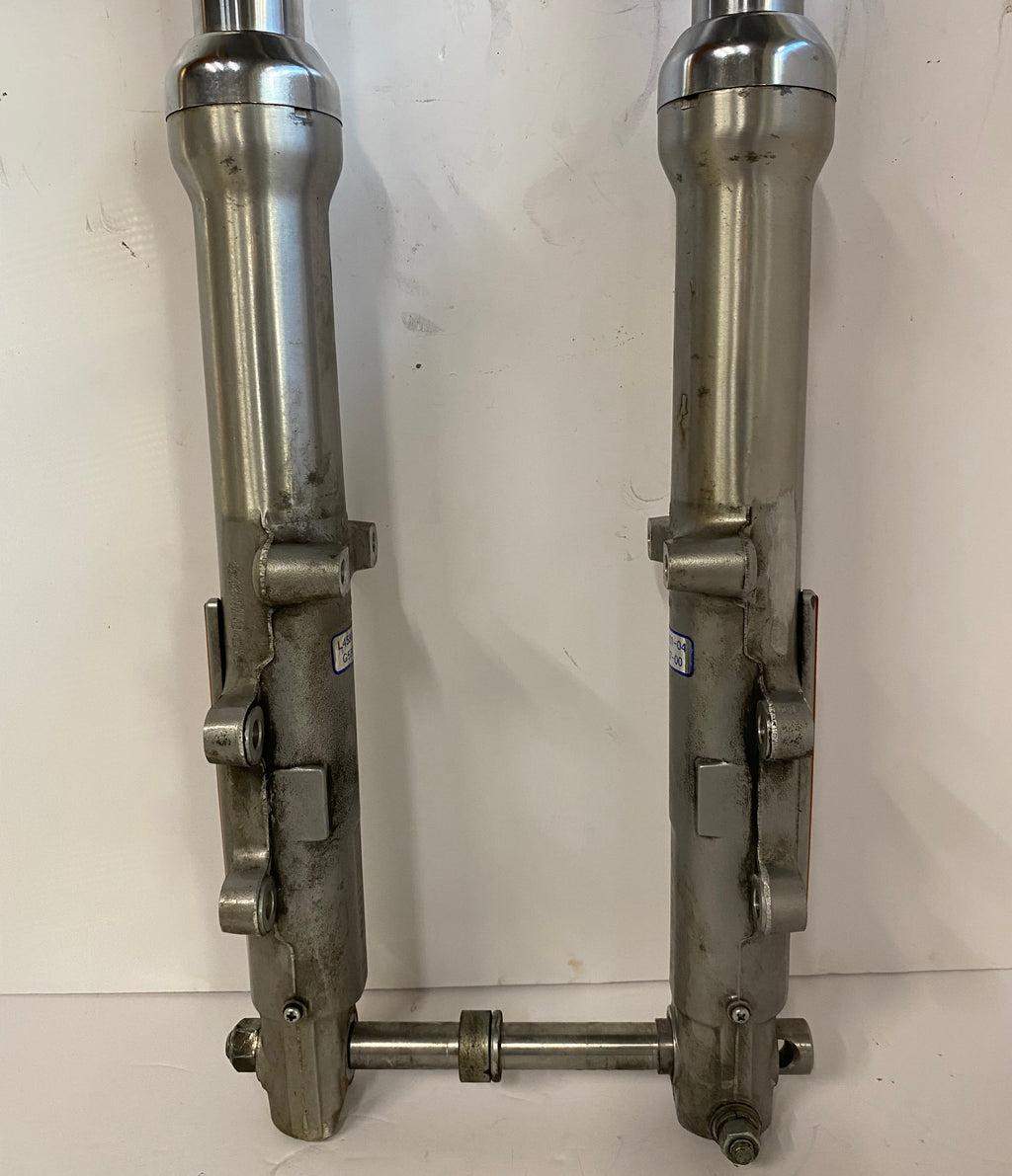 Fourche complète 39 mm double freinage Sportster Harley Davidson REF OEM 45901-04 & 46029-04