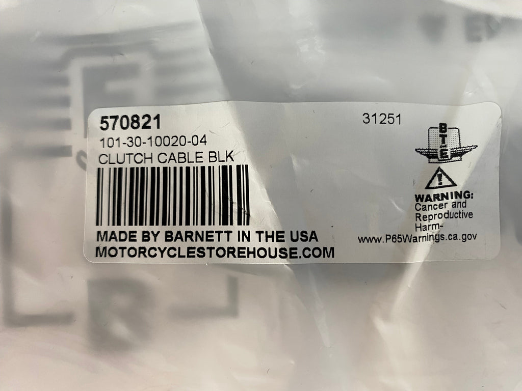 Cable d'embrayage Barnett + 4 pouces Harley Davidson REF MCS 570821