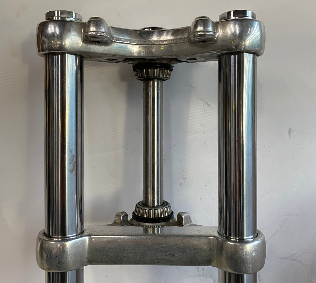 Fourche complète 39 mm double freinage Sportster Harley Davidson REF OEM 45901-04 & 46029-04