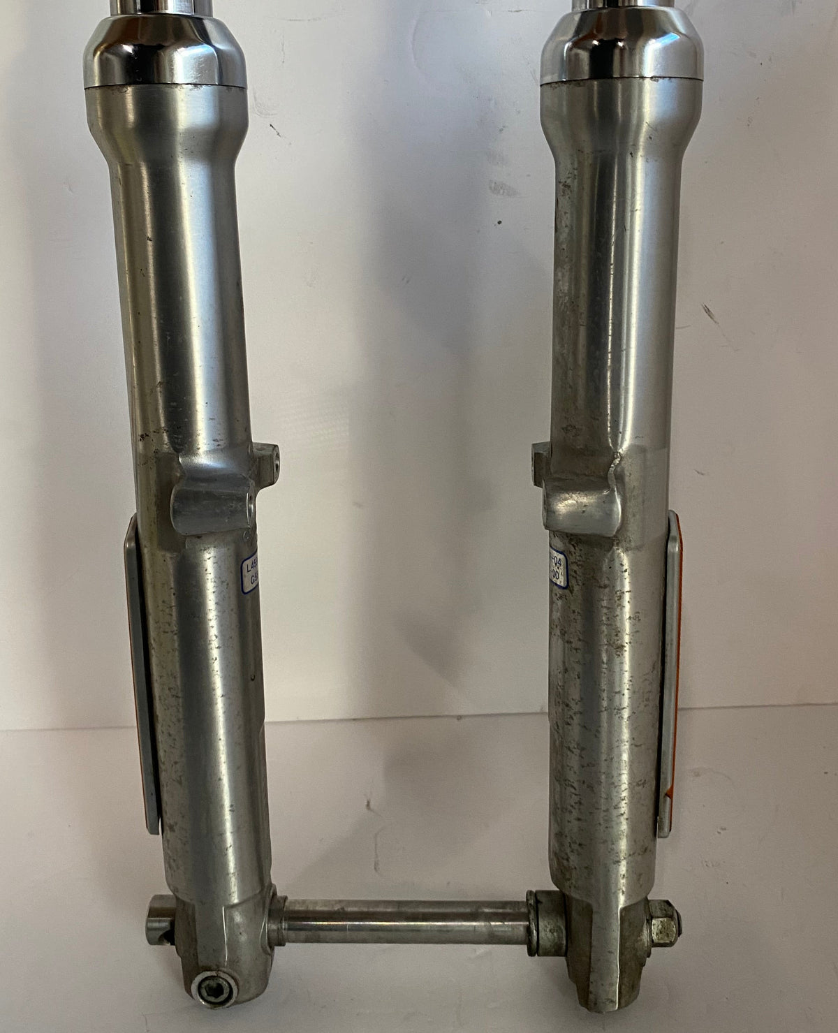 Fourche complète 39 mm double freinage Sportster Harley Davidson REF OEM 45901-04 & 46029-04