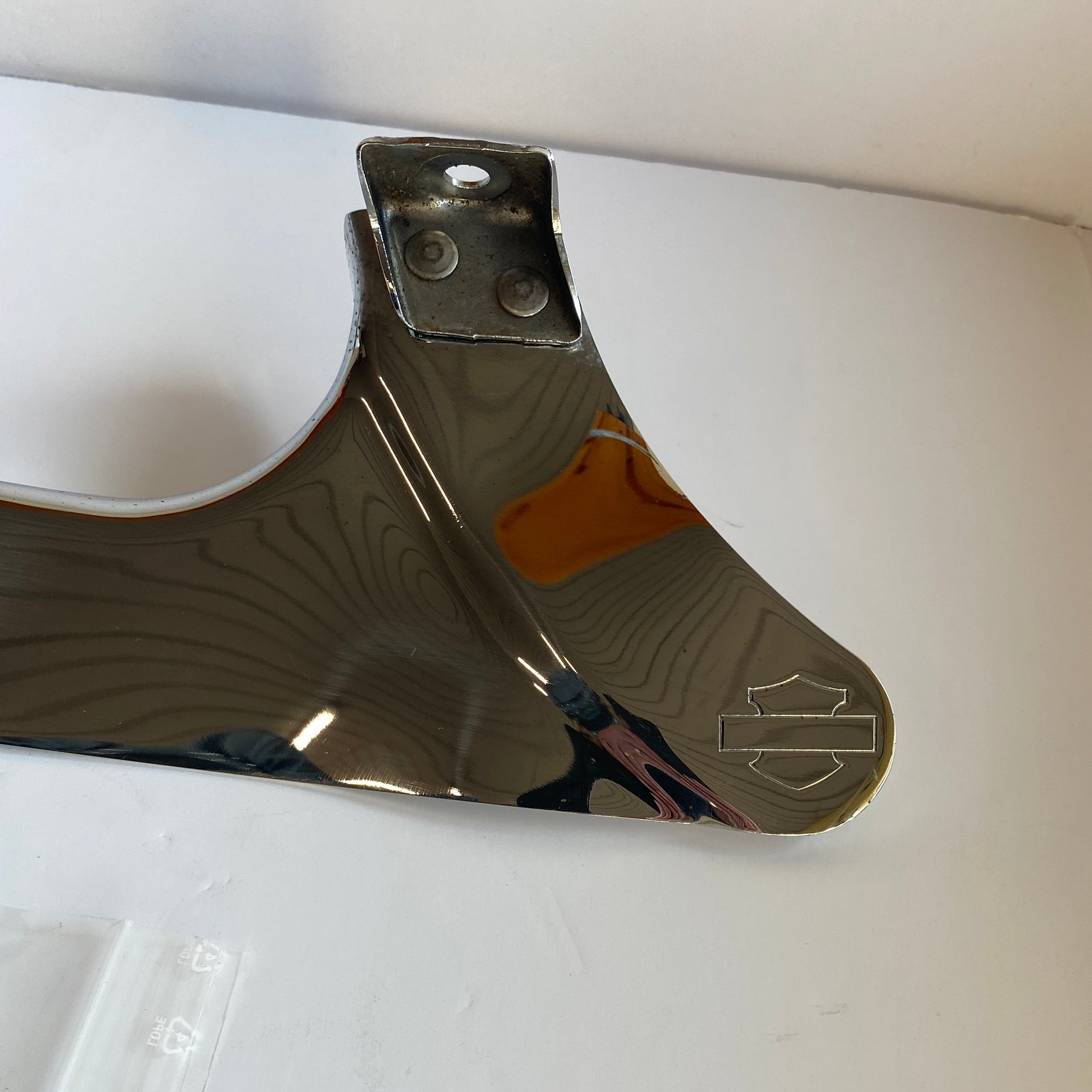 Pare courroie inférieur chromé Road King CVO 2007 Harley Davidson REF 60589-07