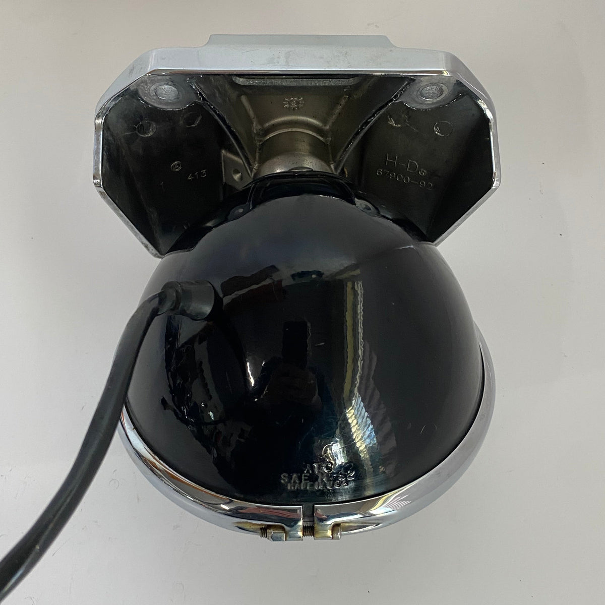Phare 5-3/4" + casquette chromée Sportster Harley Davidson REF OEM 69619-02A & 68341-05A & 69709-00A