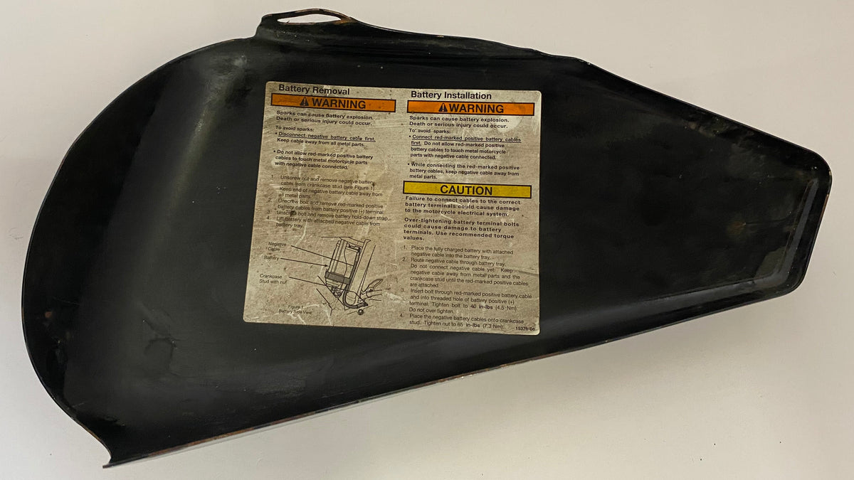 Cache batterie noir Sportster Harley Davidson REF OEM 66251-04A