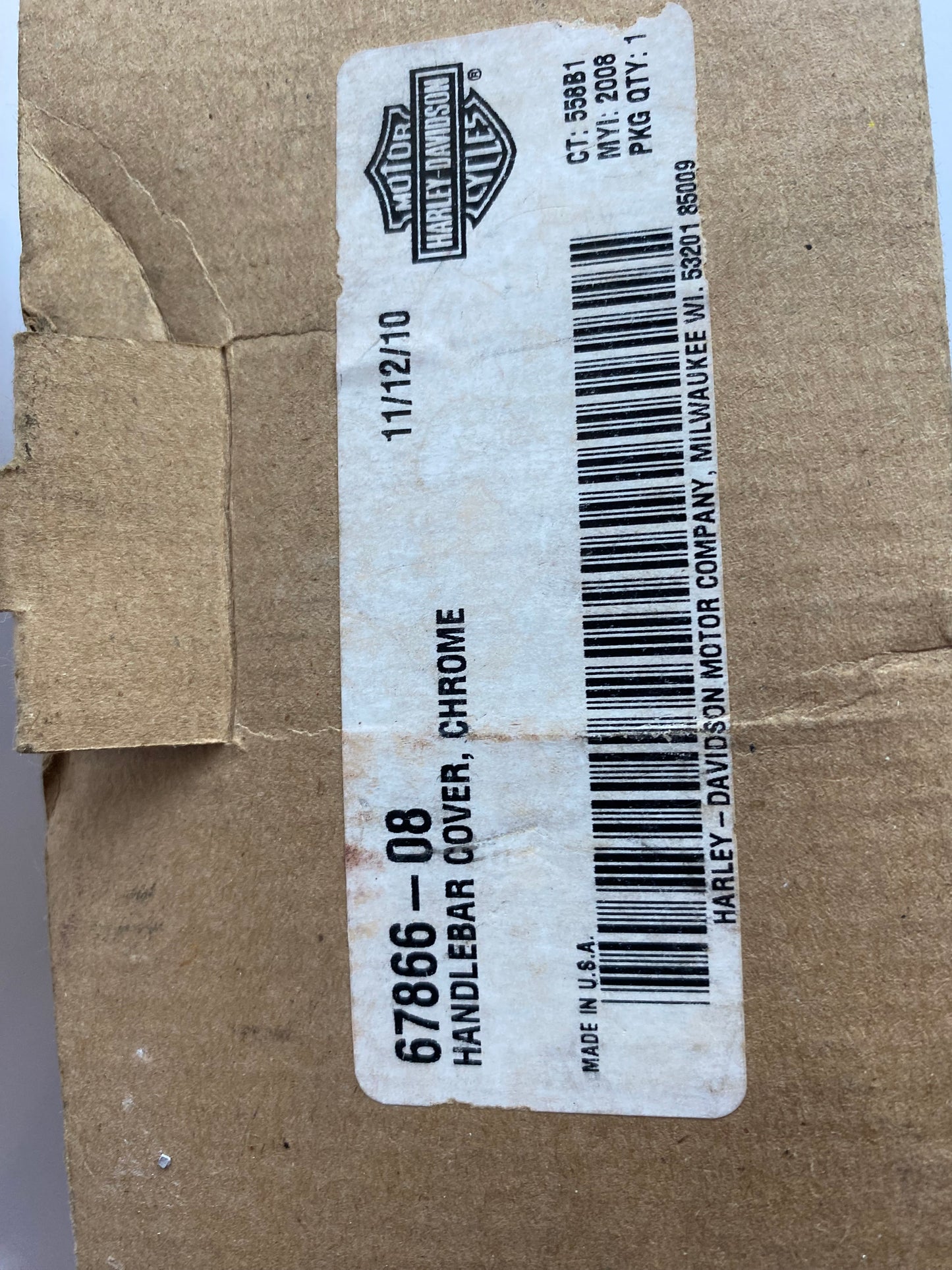 Cache risers nacelle chromé Road King Harley Davidson REF OEM 67866-08