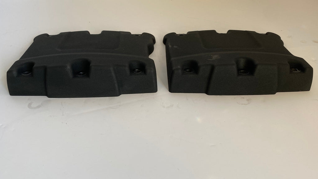 Jeu de 2 caches culbuteurs supérieur noir wrinkle Twin Cam Harley Davidson REF OEM 17620-99