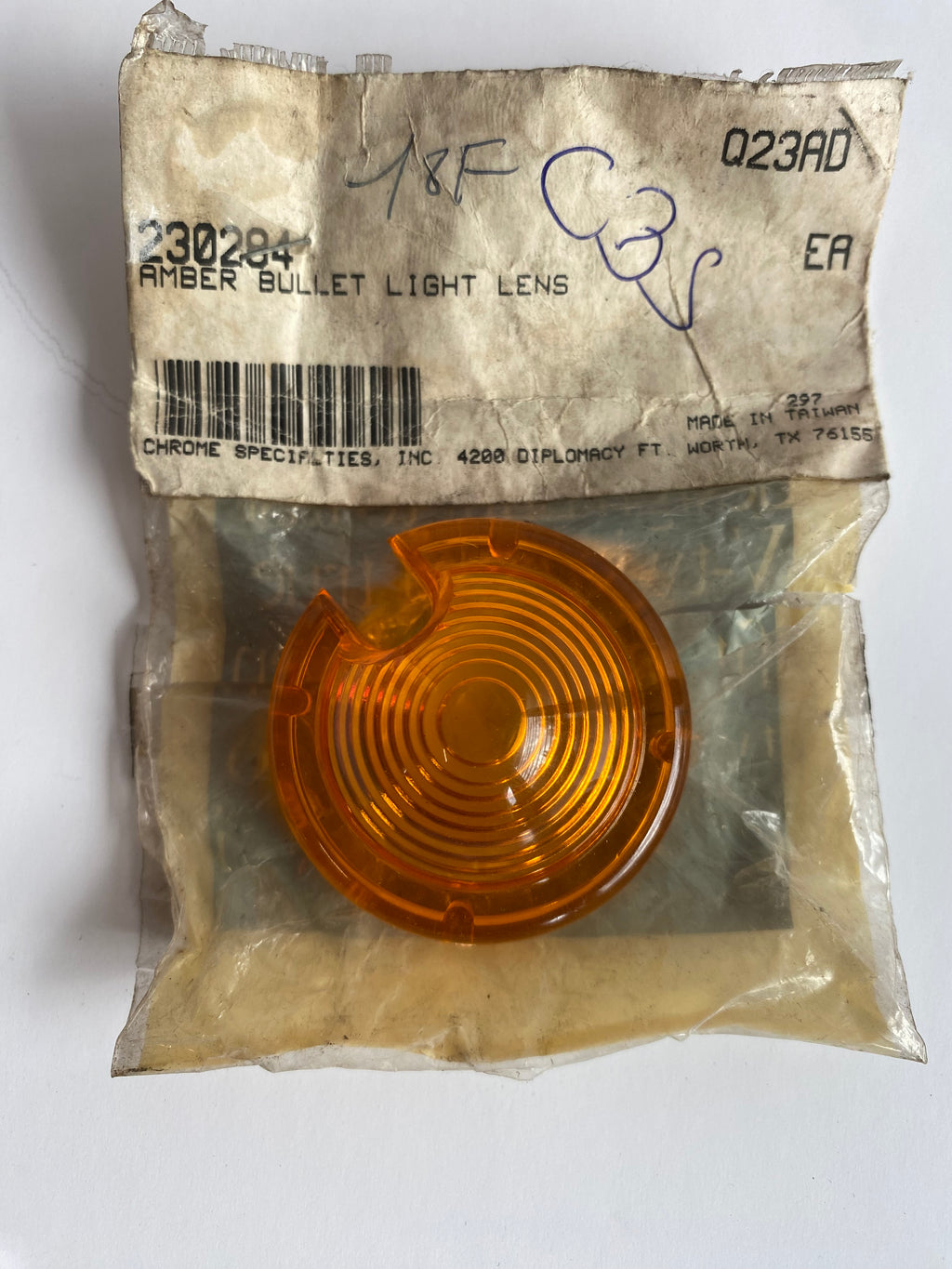 Harley Davidson 2 inch Bullet Red Turn Signal Lens REF: 230284