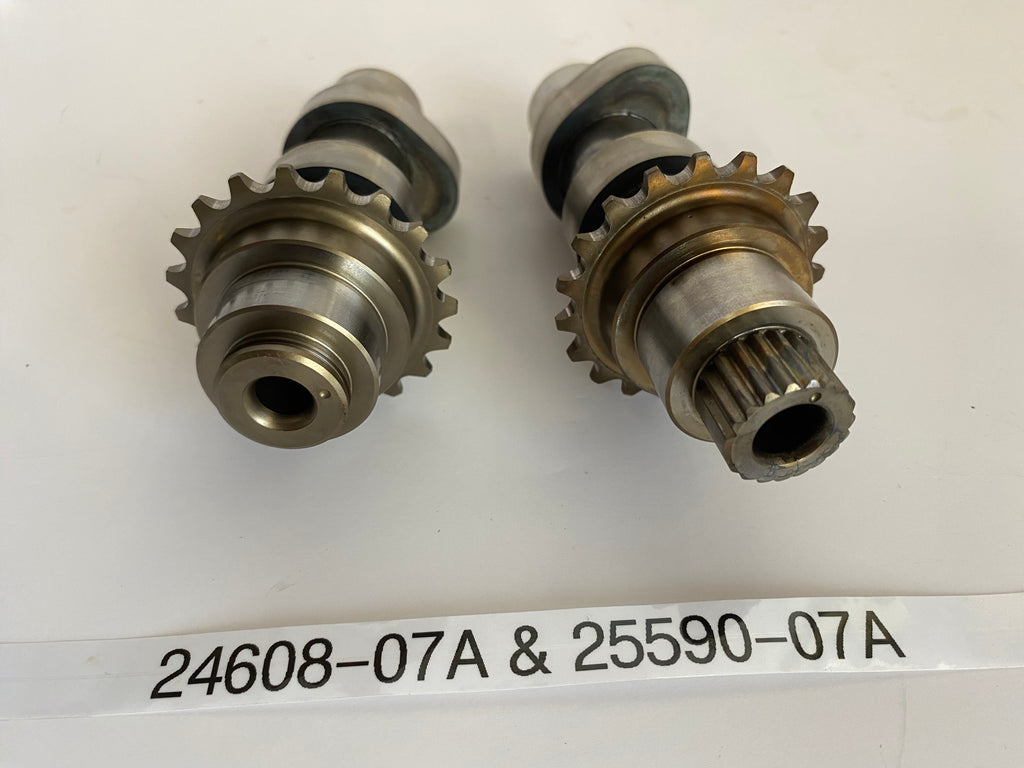 Jeu d'arbres à cames Twin Cam 96ci Harley Davidson REF OEM 24608-07A & 25590-07A