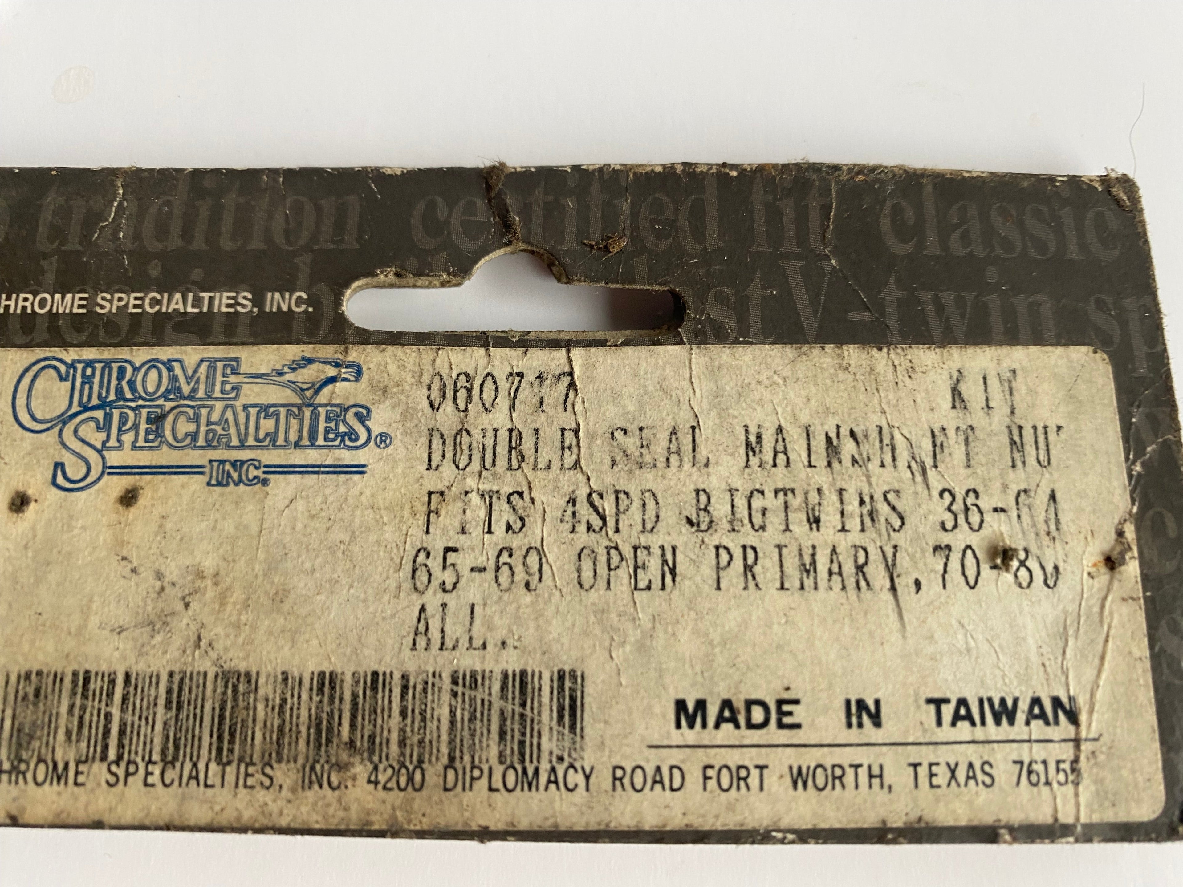 Super écrou avec joint transmission Panhead Shovelhead Harley Davidson REF MCS 501790