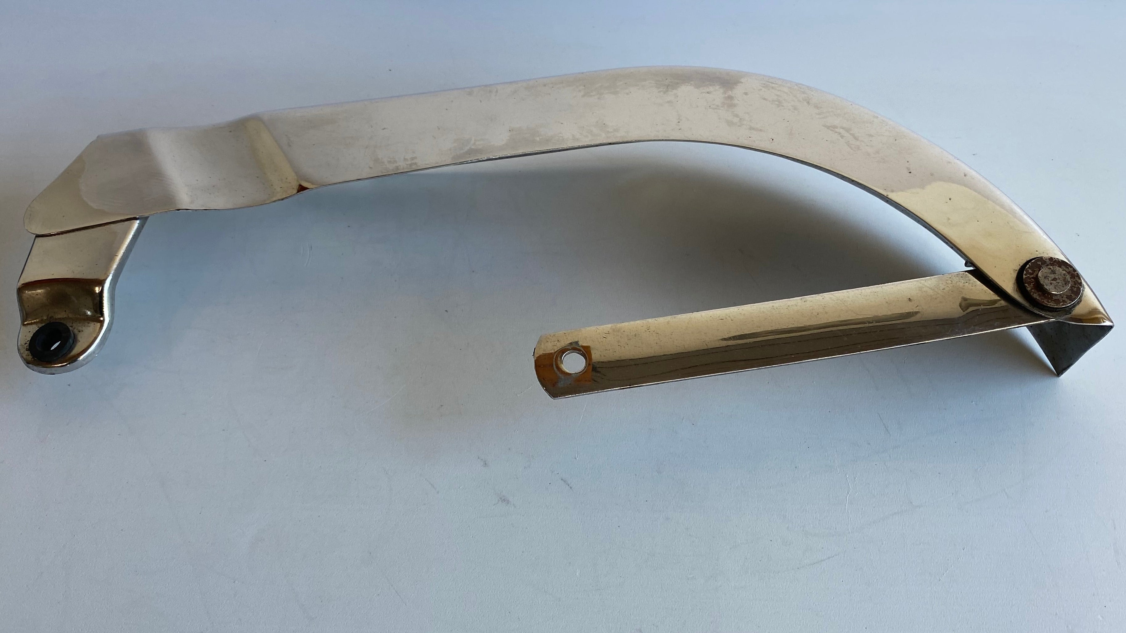 Pare courroie supérieur chromé Shovelhead Harley Davidson REF OEM 60380-79