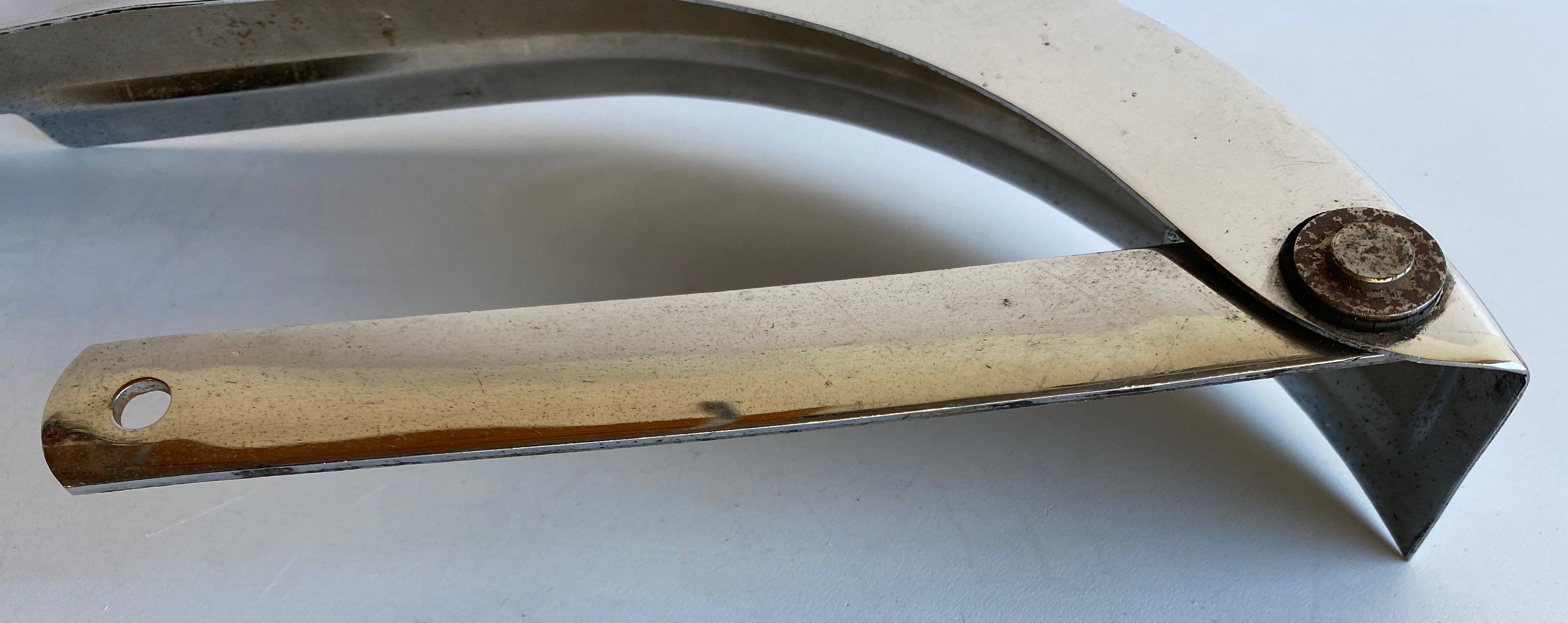 Pare courroie supérieur chromé Shovelhead Harley Davidson REF OEM 60380-79