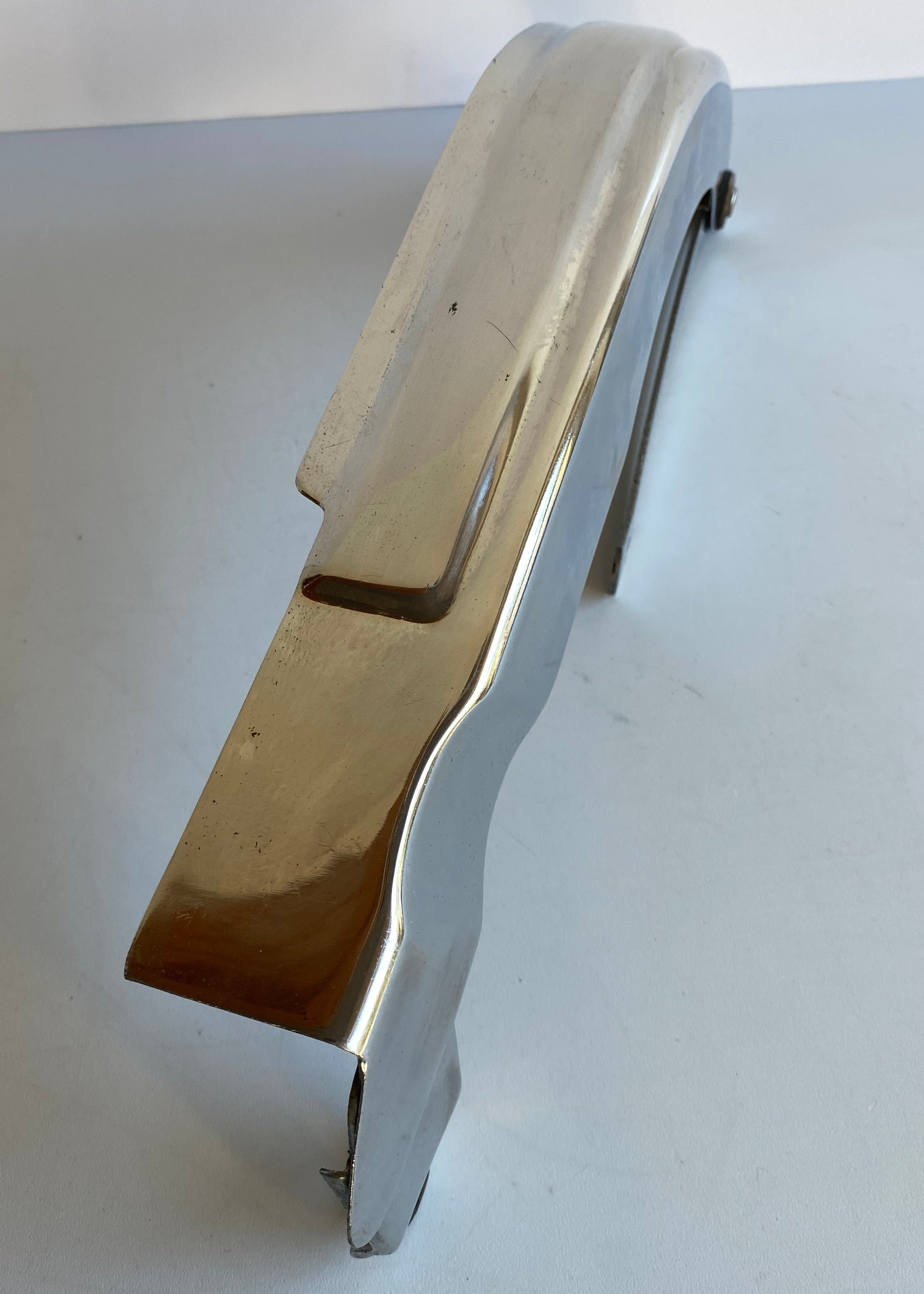 Pare courroie supérieur chromé Shovelhead Harley Davidson REF OEM 60380-79