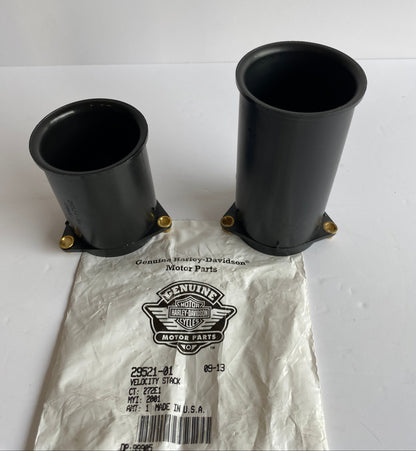 Jeu de cornets d'admission 115 cv Harley Davidson VROD REF OEM 29521-01 & 29438-01