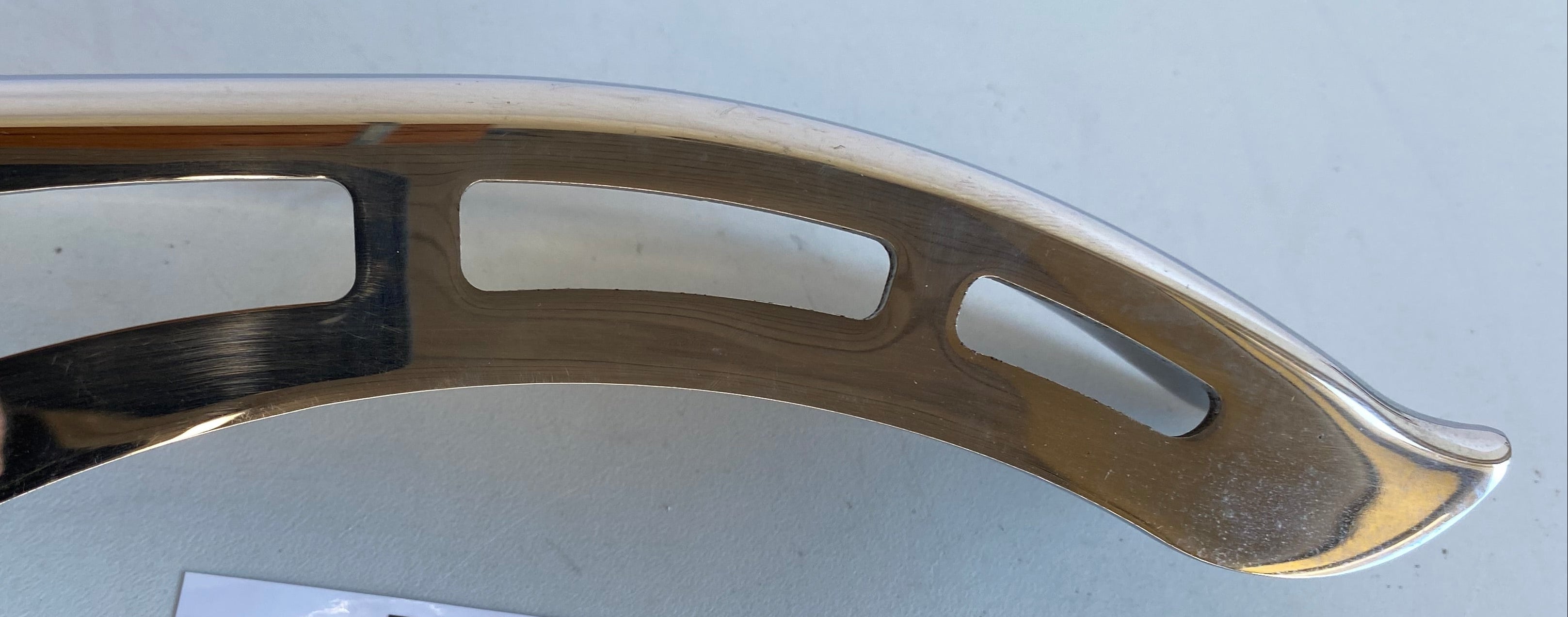 Pare courroie supérieur chromé court Softail Harley Davidson REF 60610-02