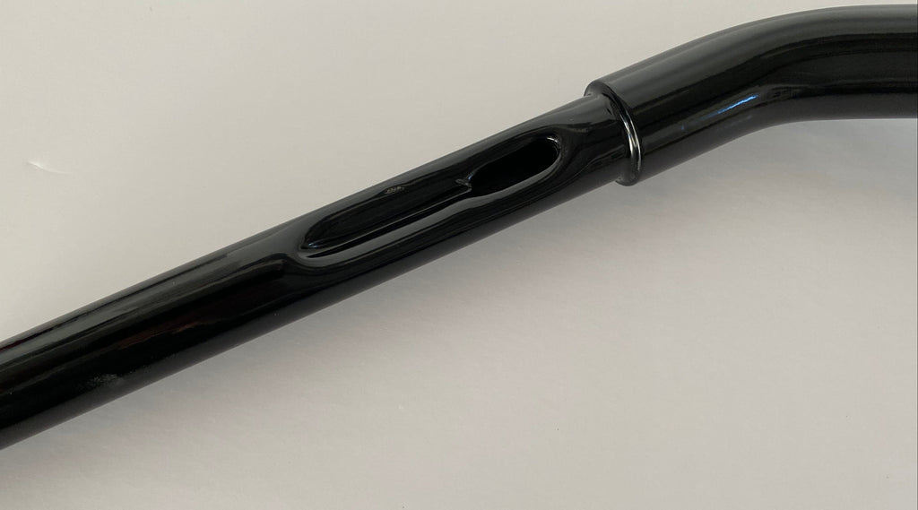 Guidon noir diamètre 1-1/4 Fehling Harley Davidson REF Zodiac 732025